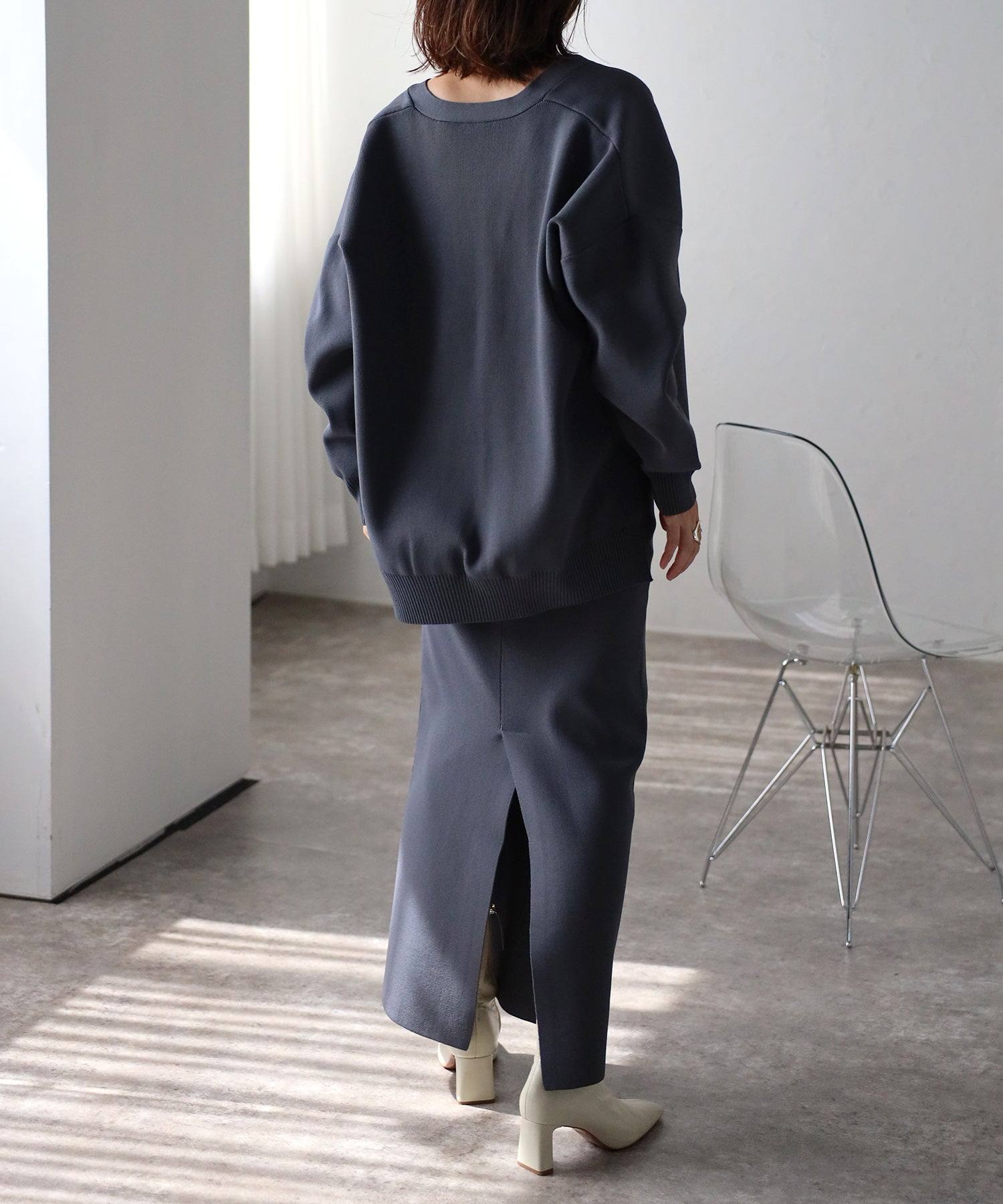 ボンジュールサガン BONJOUR SAGAN ダンボールニットカーディガン （CHARCOAL-GRAY） CHARCOAL-GRAY