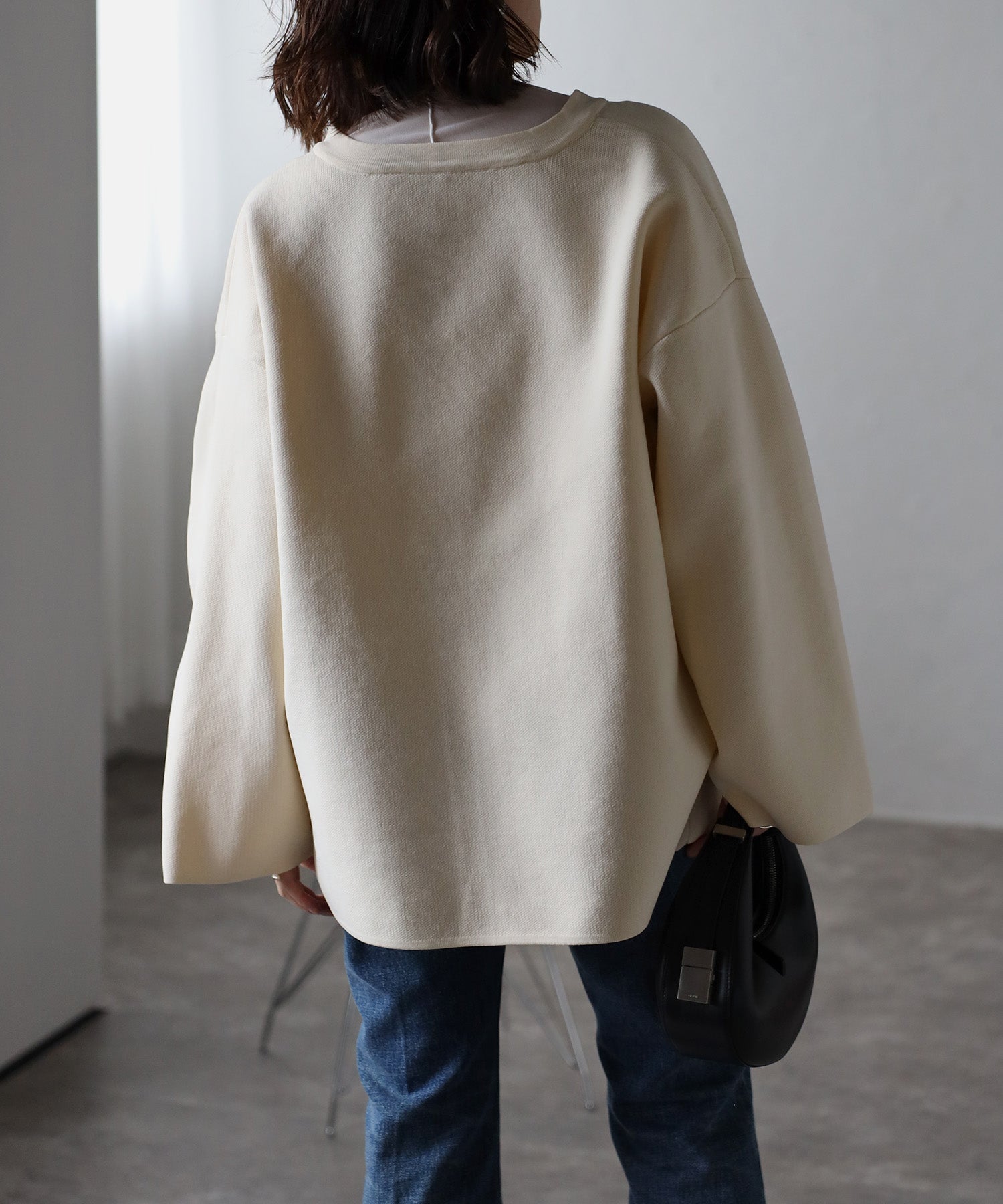 ボンジュールサガン BONJOUR SAGAN ハートボタンカーディガン （NAVY） NAVY