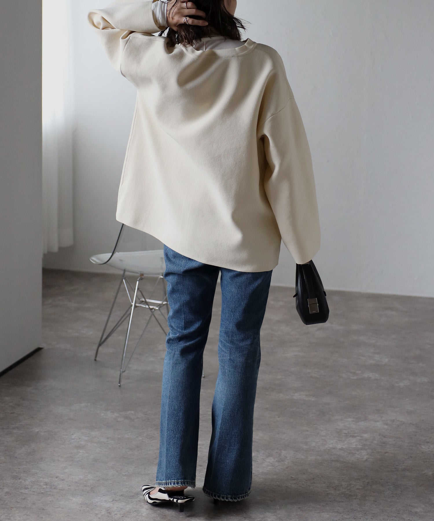 ボンジュールサガン BONJOUR SAGAN ハートボタンカーディガン （NAVY） NAVY