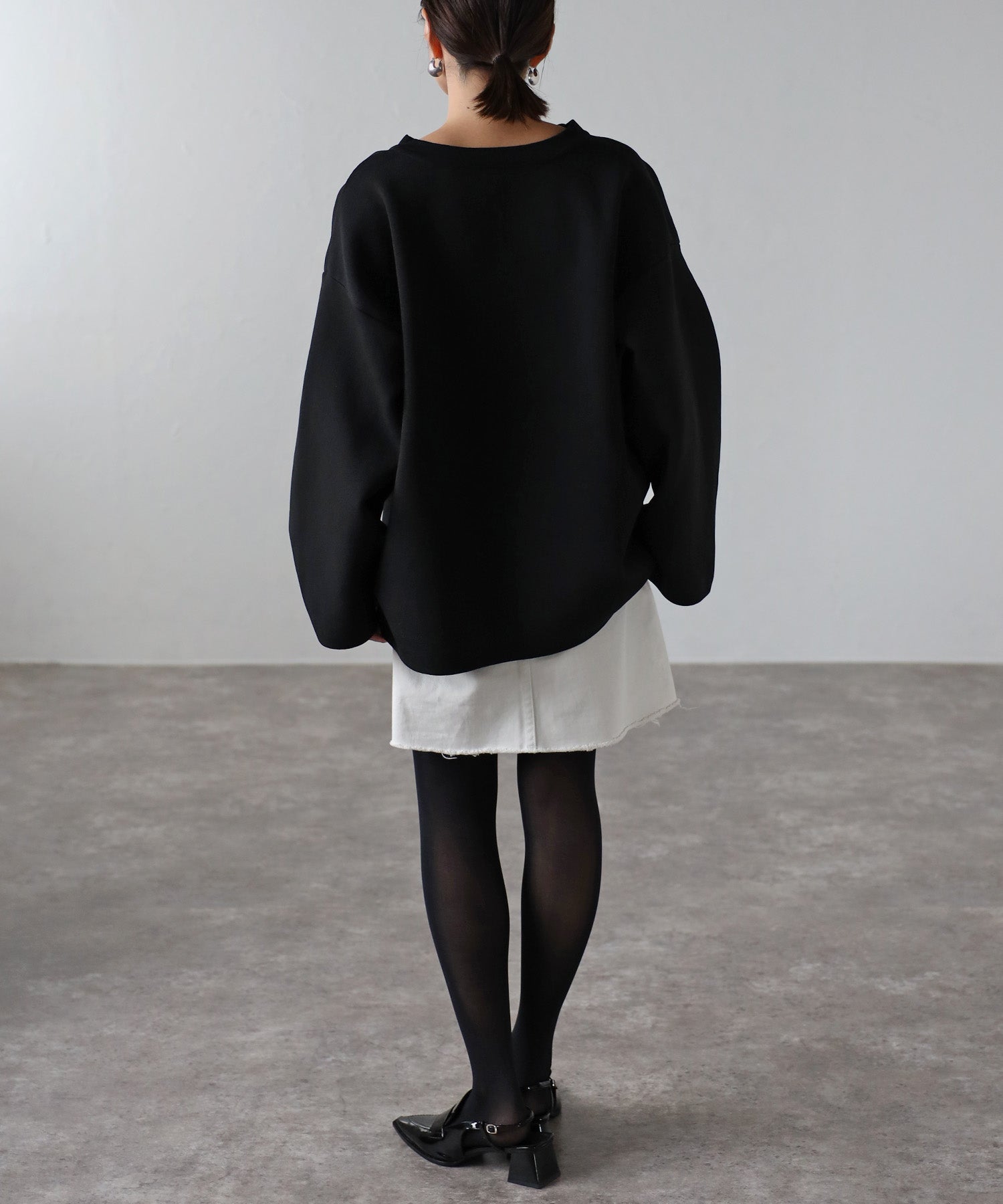 ボンジュールサガン BONJOUR SAGAN ハートボタンカーディガン （NAVY） NAVY