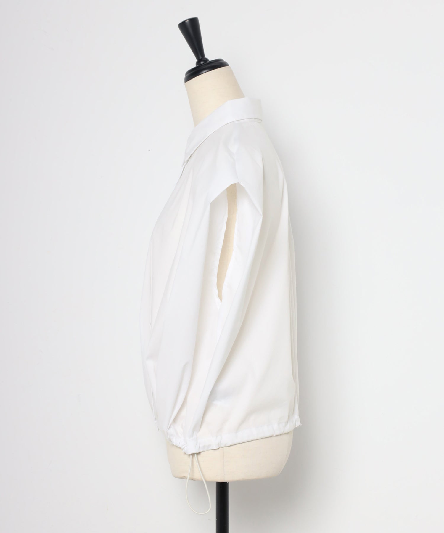 ボンジュールサガン BONJOUR SAGAN 裾ドロストタックスリーブシャツ