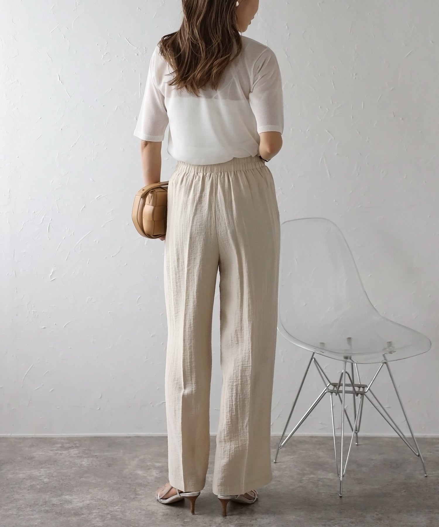 Bonjour Sagan Linen Blend Relax Wide Pants