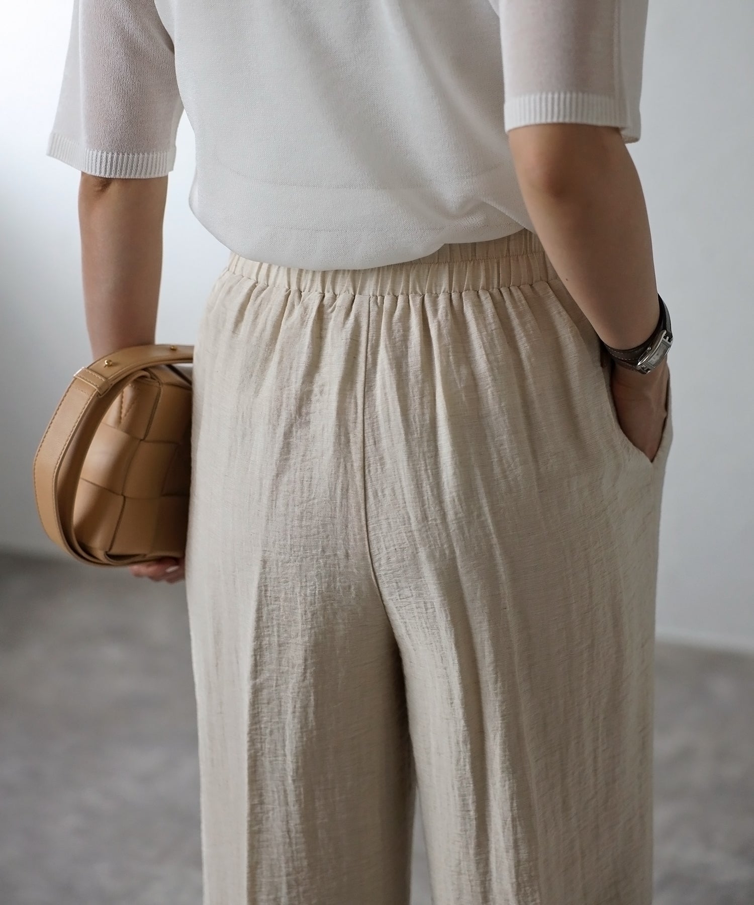 Bonjour Sagan Linen Blend Relax Wide Pants