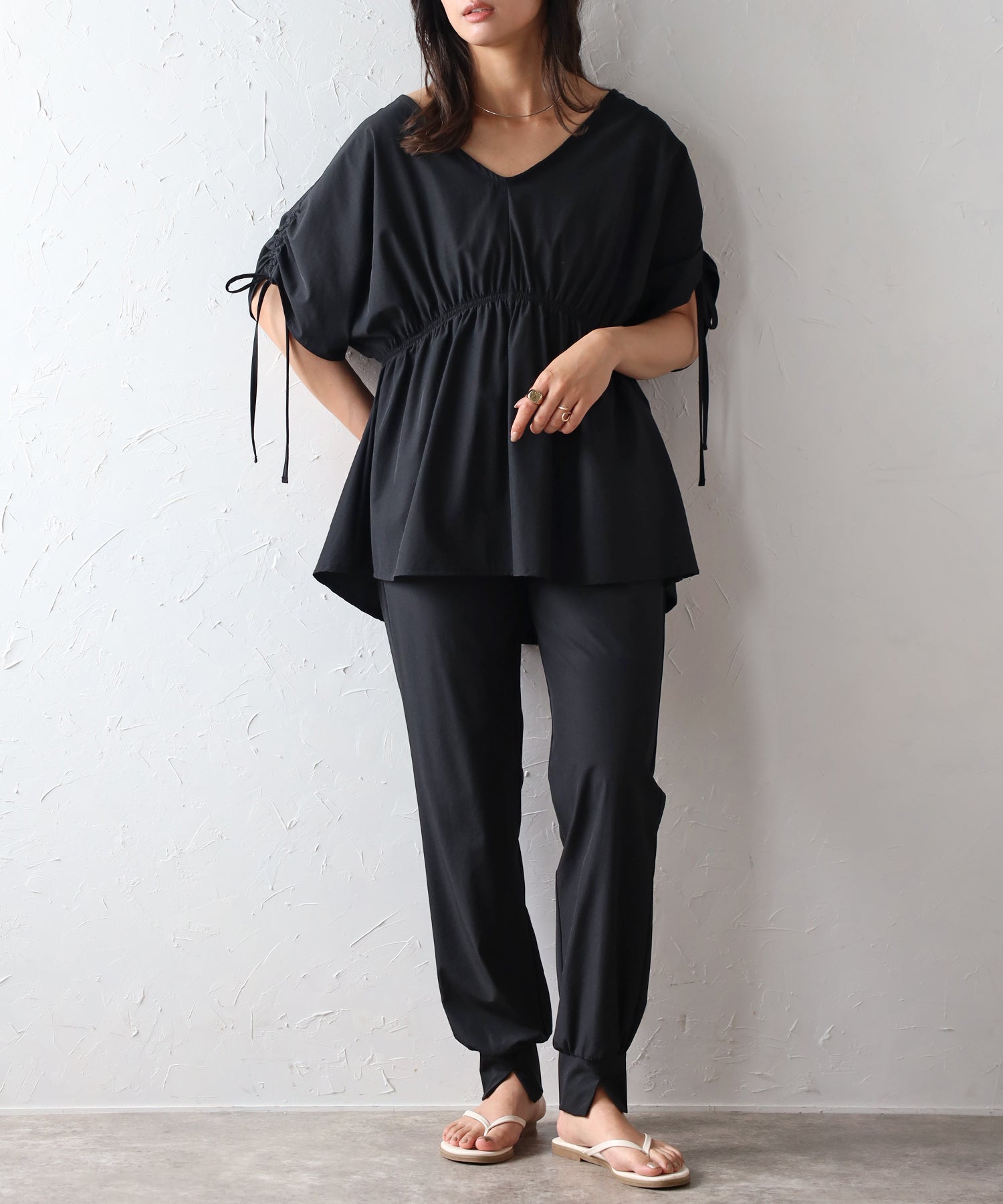 ボンジュールサガン BONJOUR SAGAN ラッシュガードジョガーパンツ