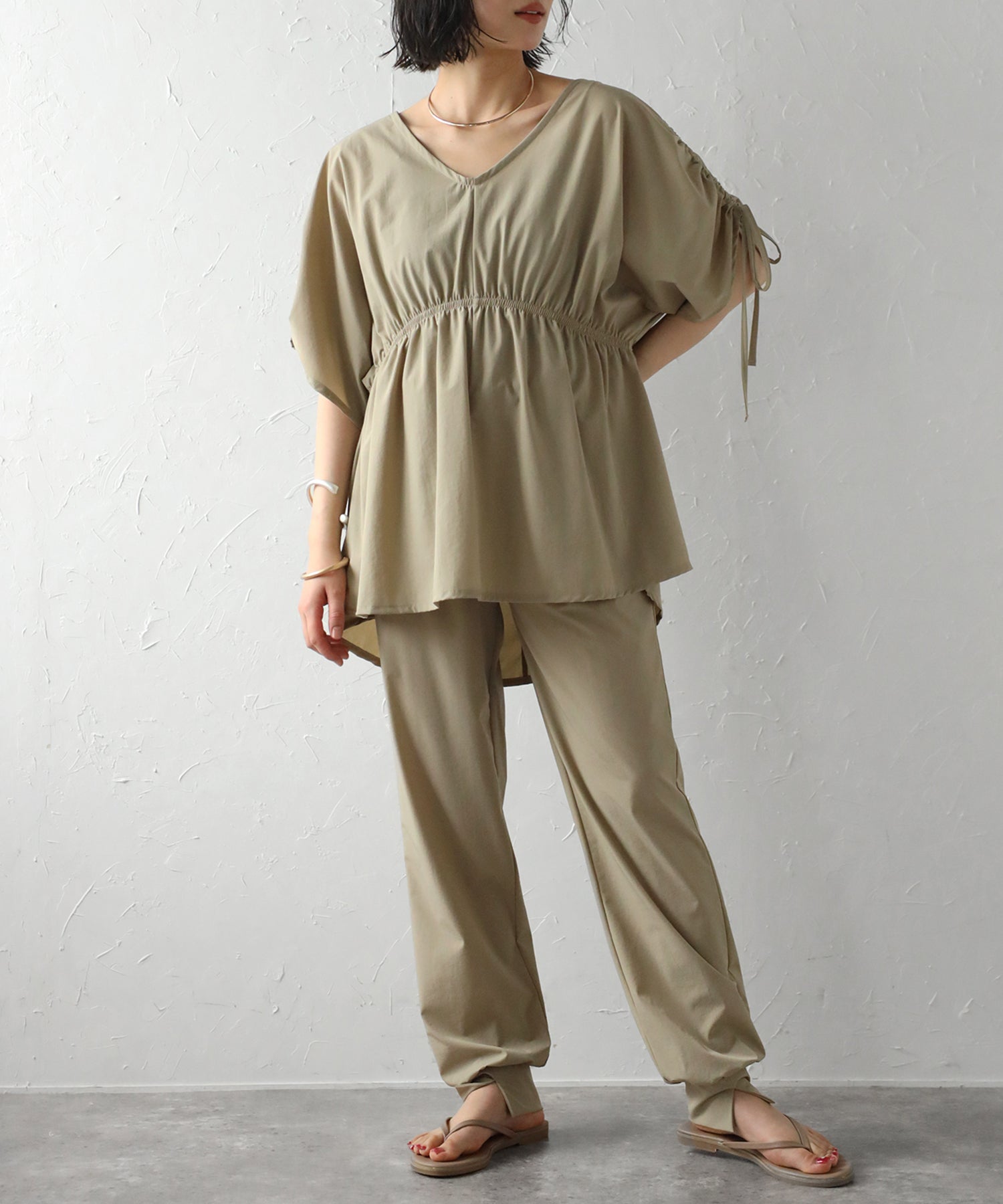 ボンジュールサガン BONJOUR SAGAN ラッシュガードジョガーパンツ