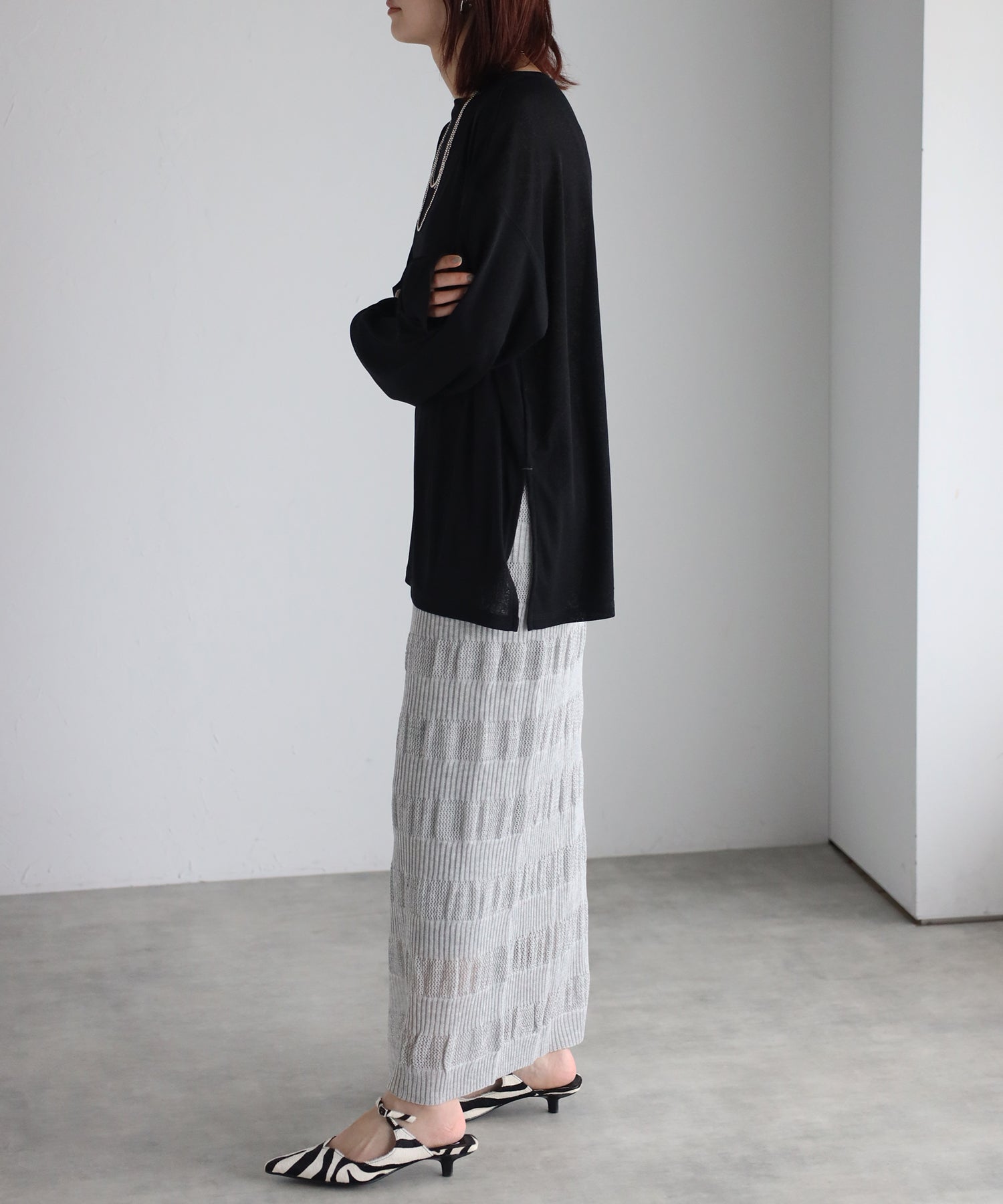 Bonjour Sagan Frill Sheer Cut Sew