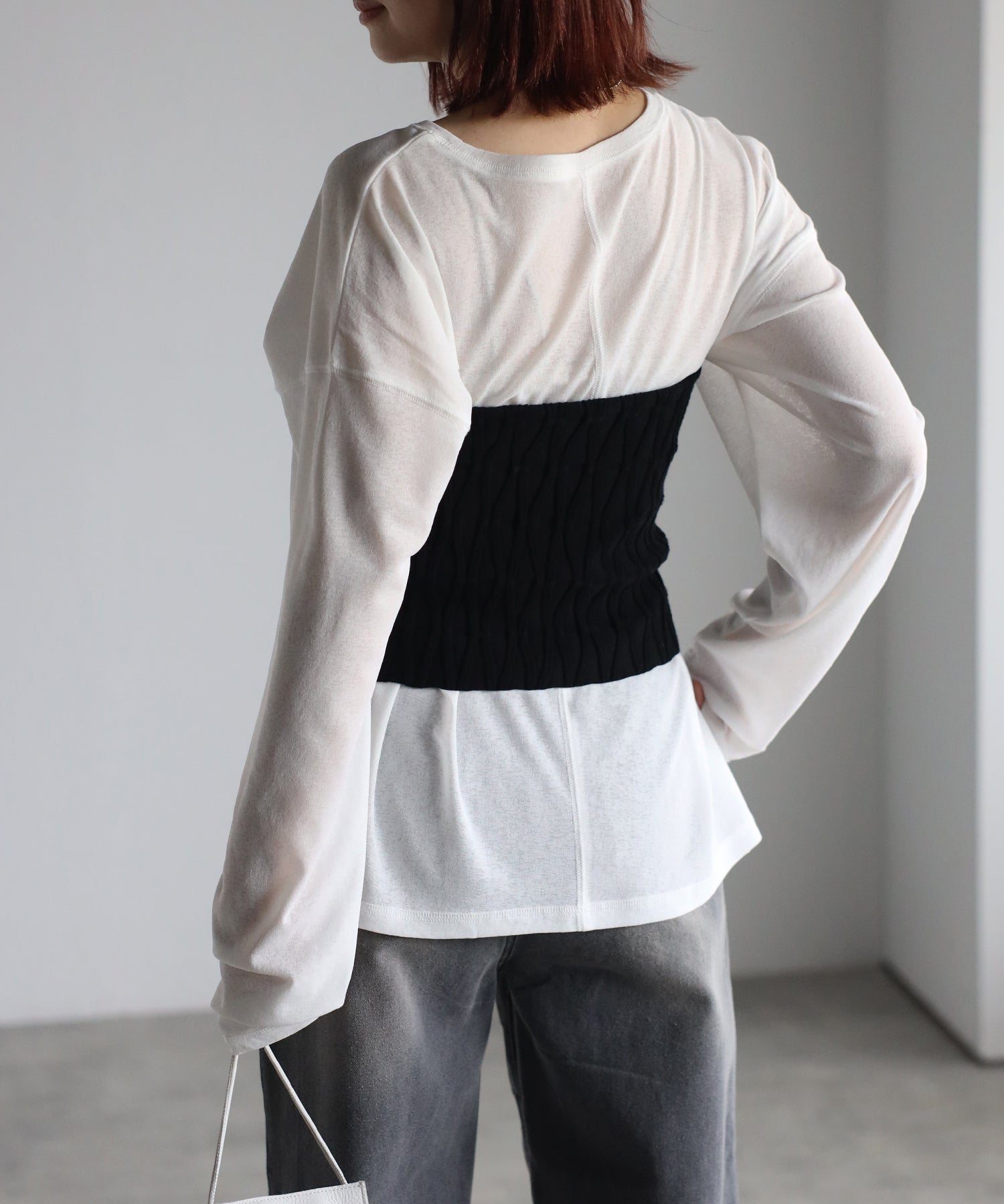 Bonjour Sagan Frill Sheer Cut Sew