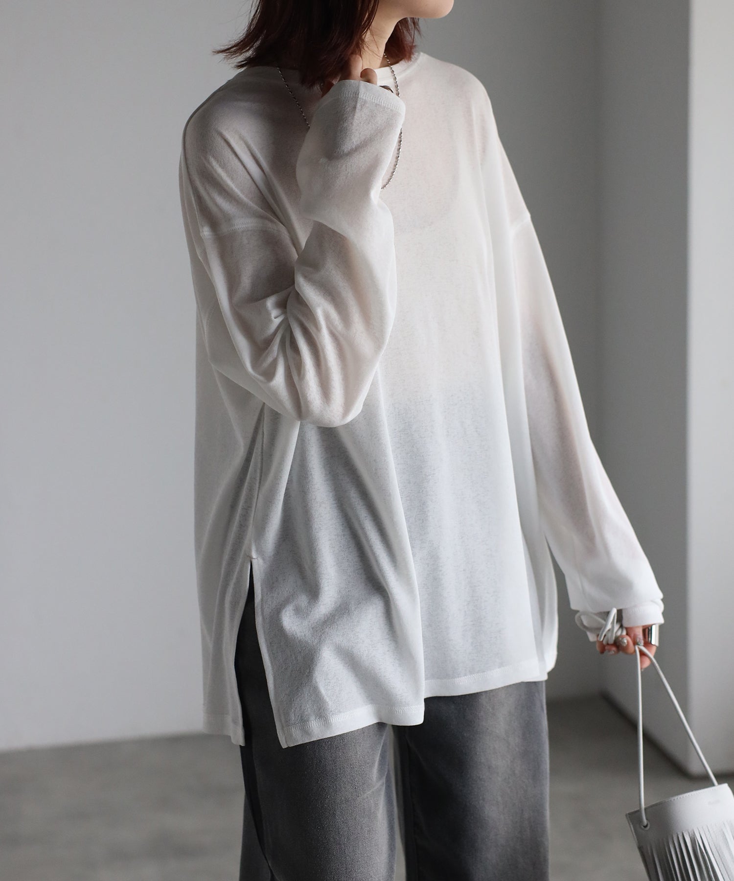 Bonjour Sagan Frill Sheer Cut Sew