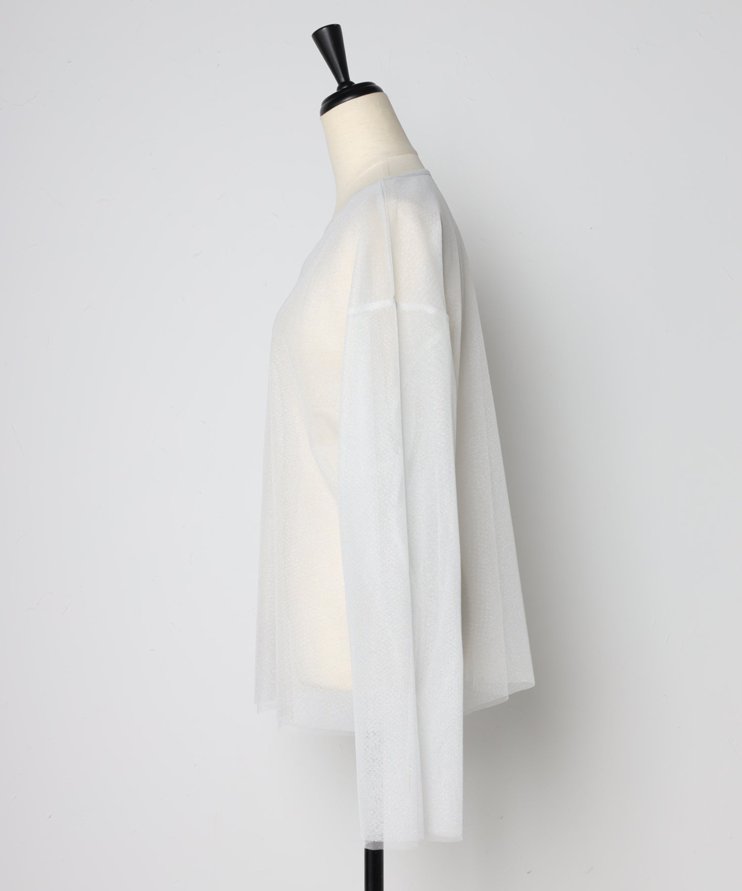 ボンジュールサガン BONJOUR SAGAN ラメチュールレイヤードプルオーバー