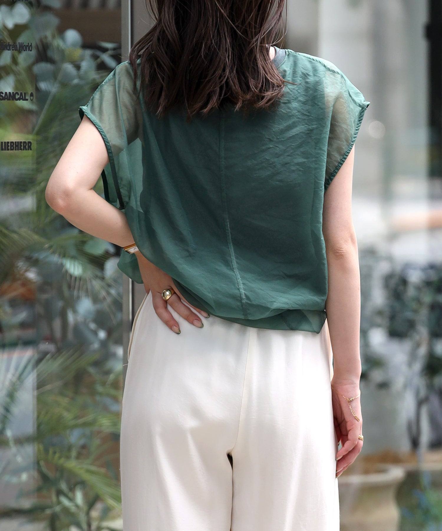 Bonjour Sagan Layered Sheer French Pullover