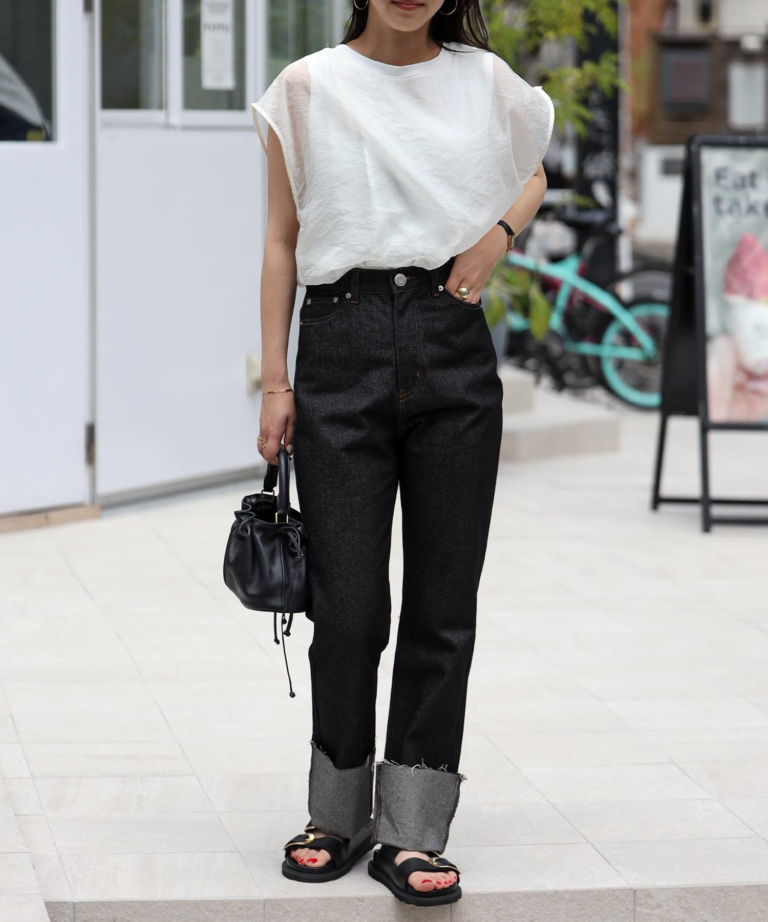 Bonjour Sagan Layered Sheer French Pullover