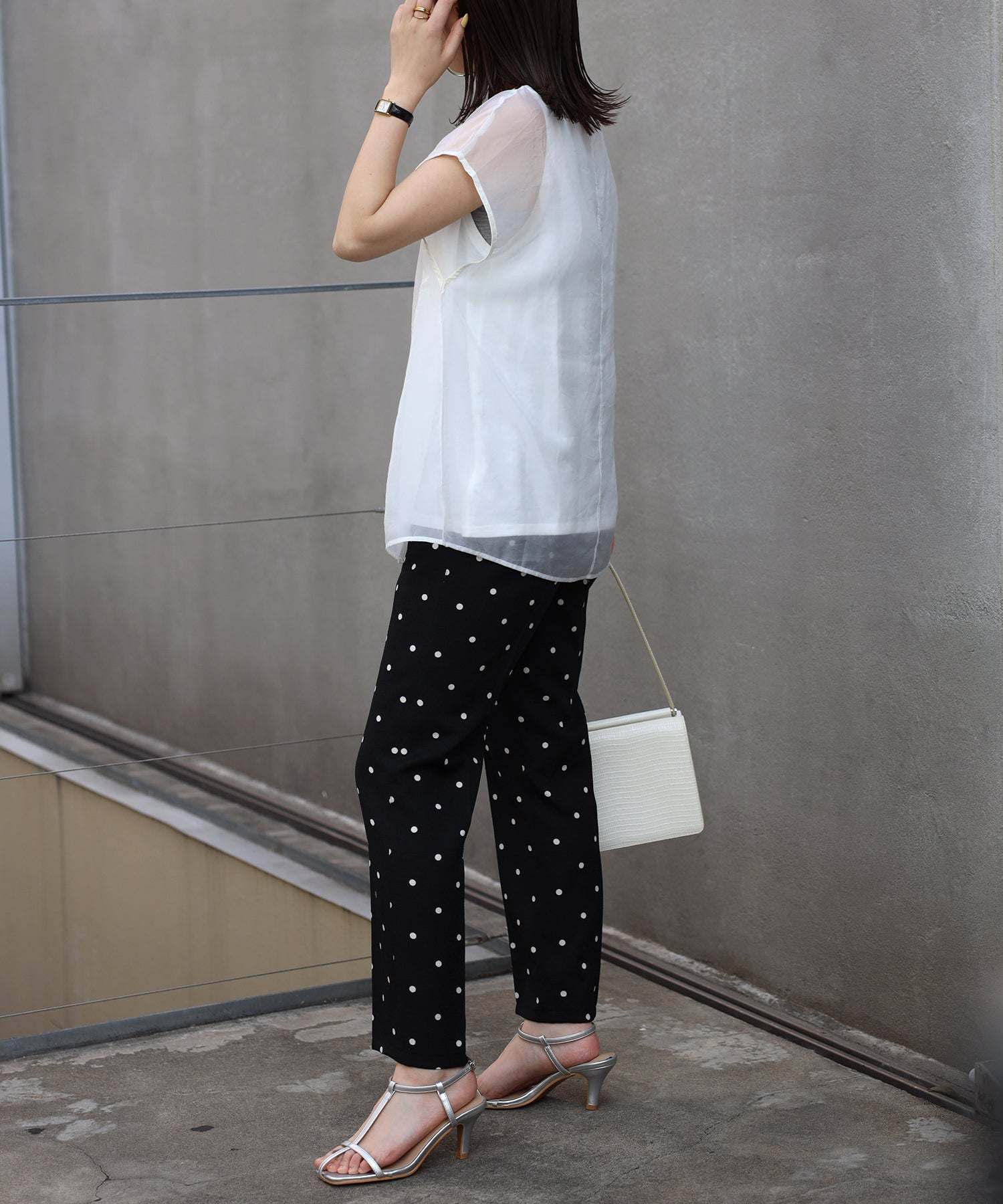 Bonjour Sagan Layered Sheer French Pullover