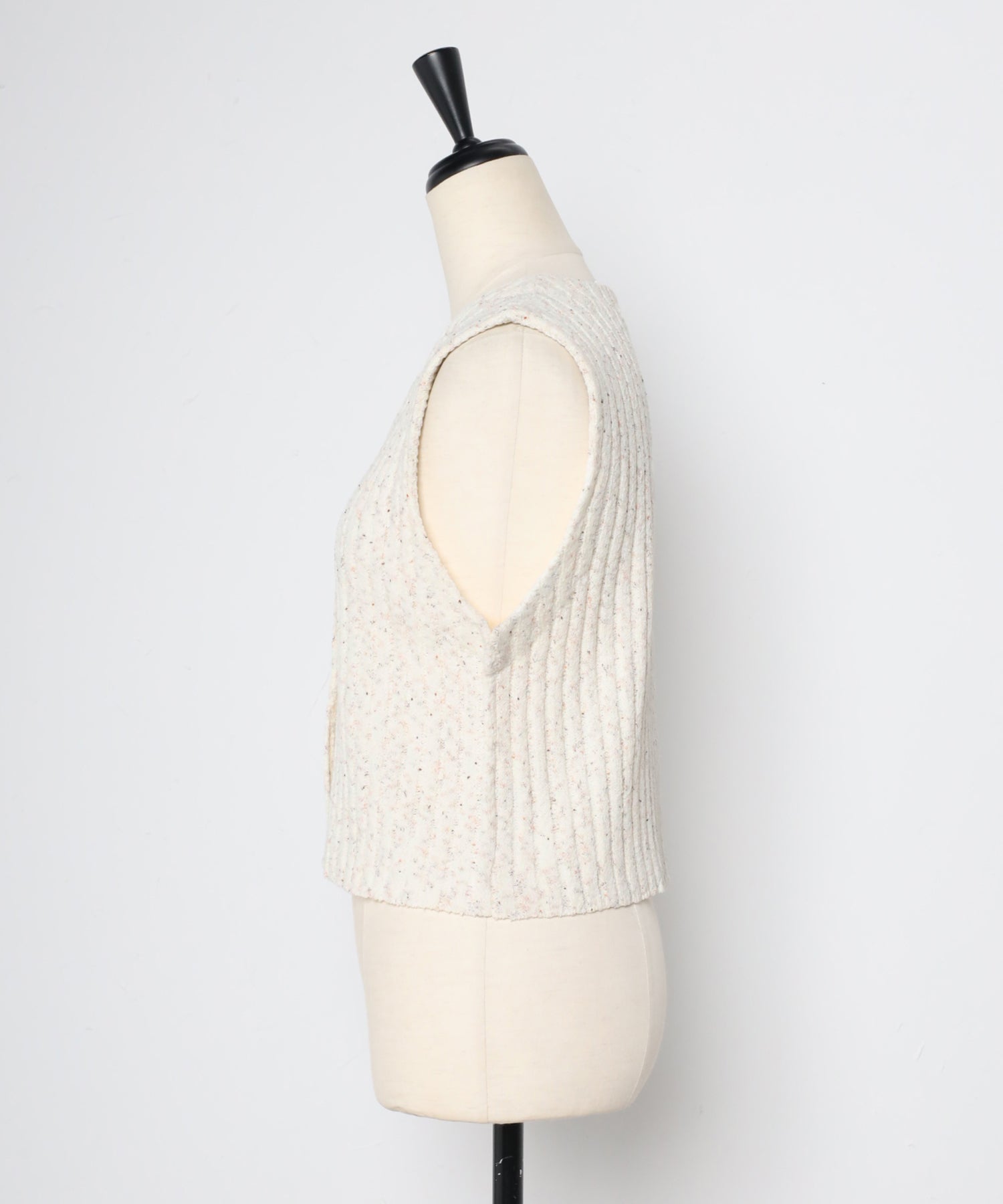 Bonjour Sagan Wide Rib Mix Knit Vest