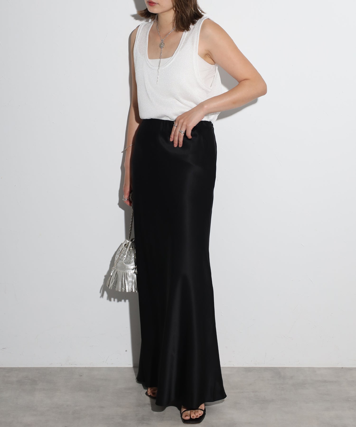 Bonjour Sagan Sheer Knit Tank