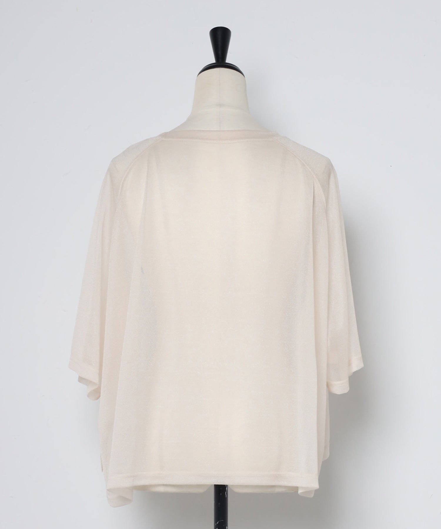 Bonjour Sagan BONJOUR SAGAN Inverted Logo Sheer T-Shirt