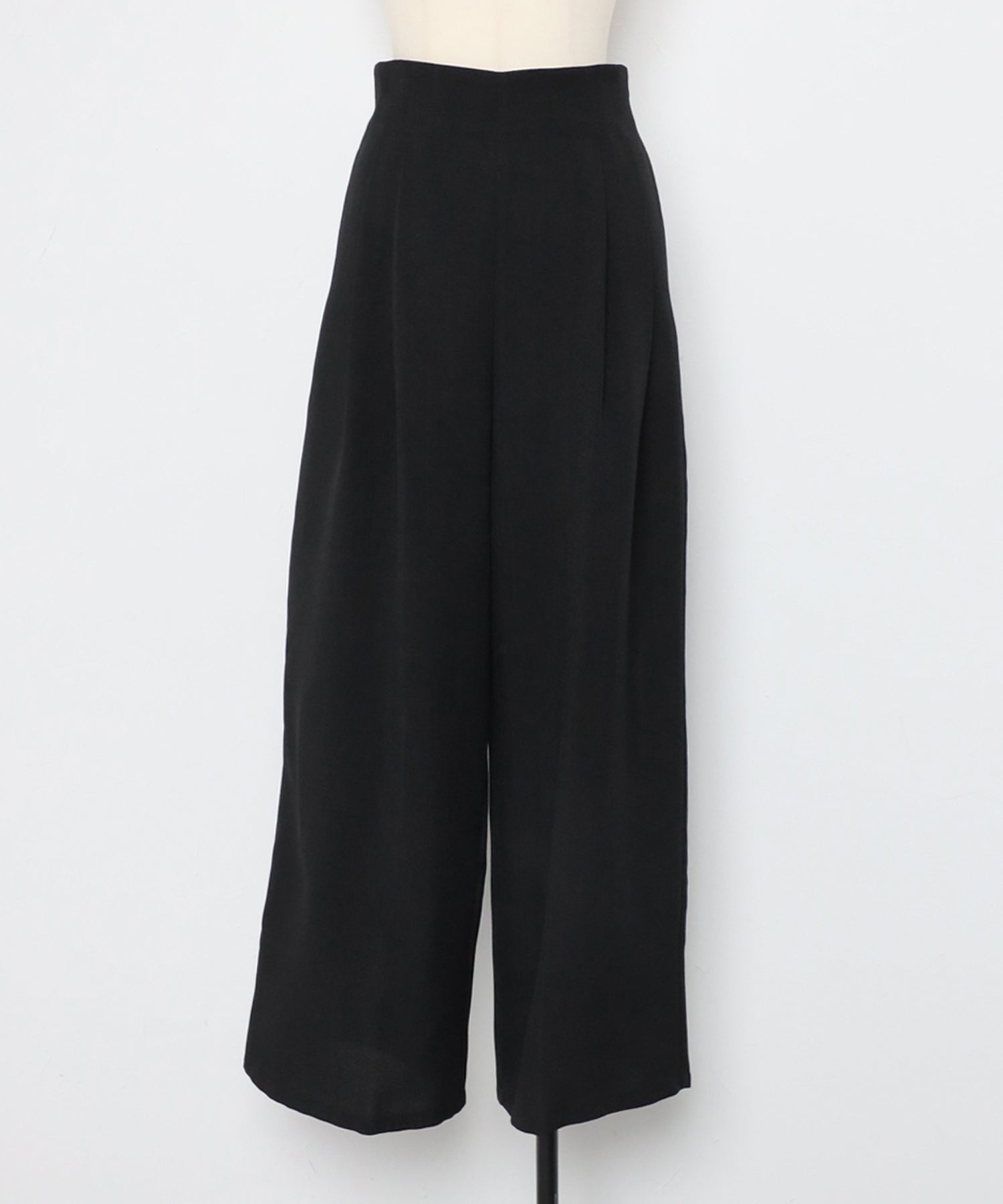 Bonjour Sagan Summer Tweed Tuck Wide Pants