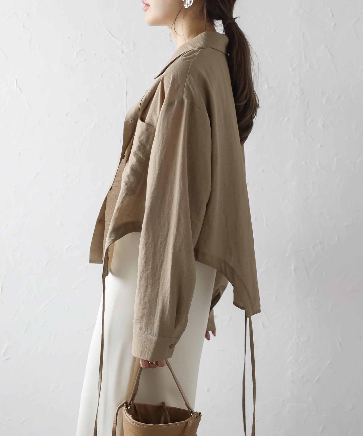 Bonjour Sagan Linen Blend Hold Lost Shirt