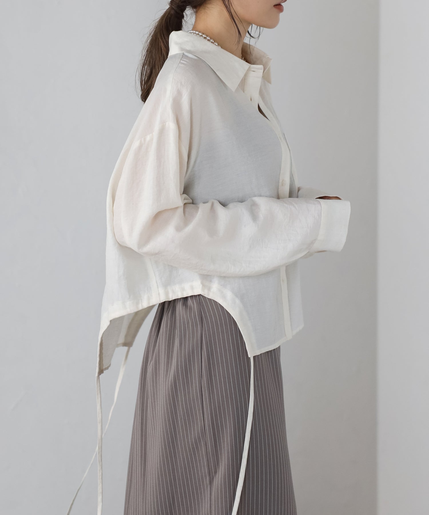 Bonjour Sagan Linen Blend Hold Lost Shirt