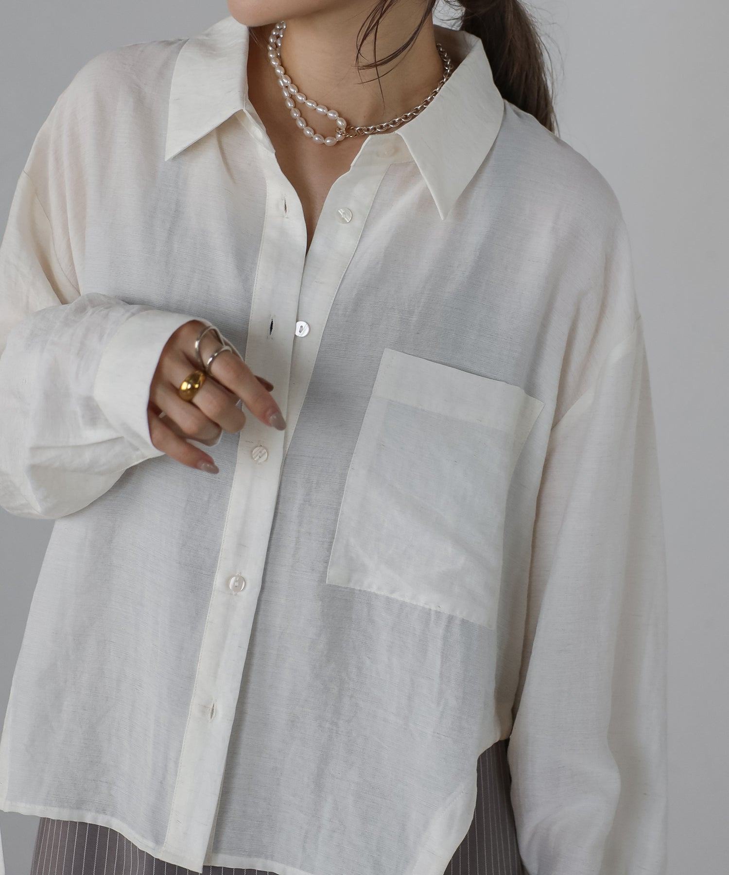 Bonjour Sagan Linen Blend Hold Lost Shirt