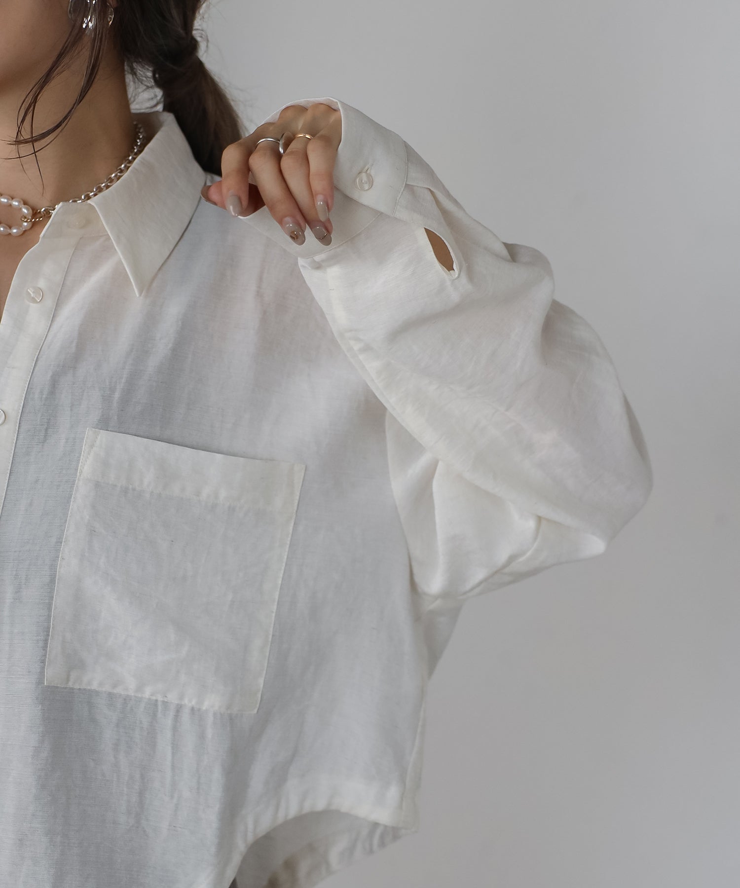 Bonjour Sagan Linen Blend Hold Lost Shirt