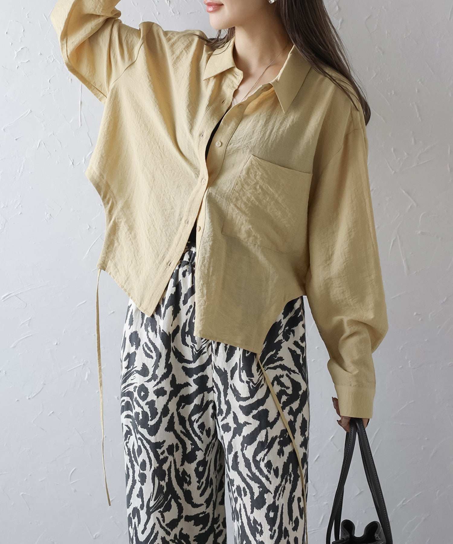 Bonjour Sagan Linen Blend Hold Lost Shirt