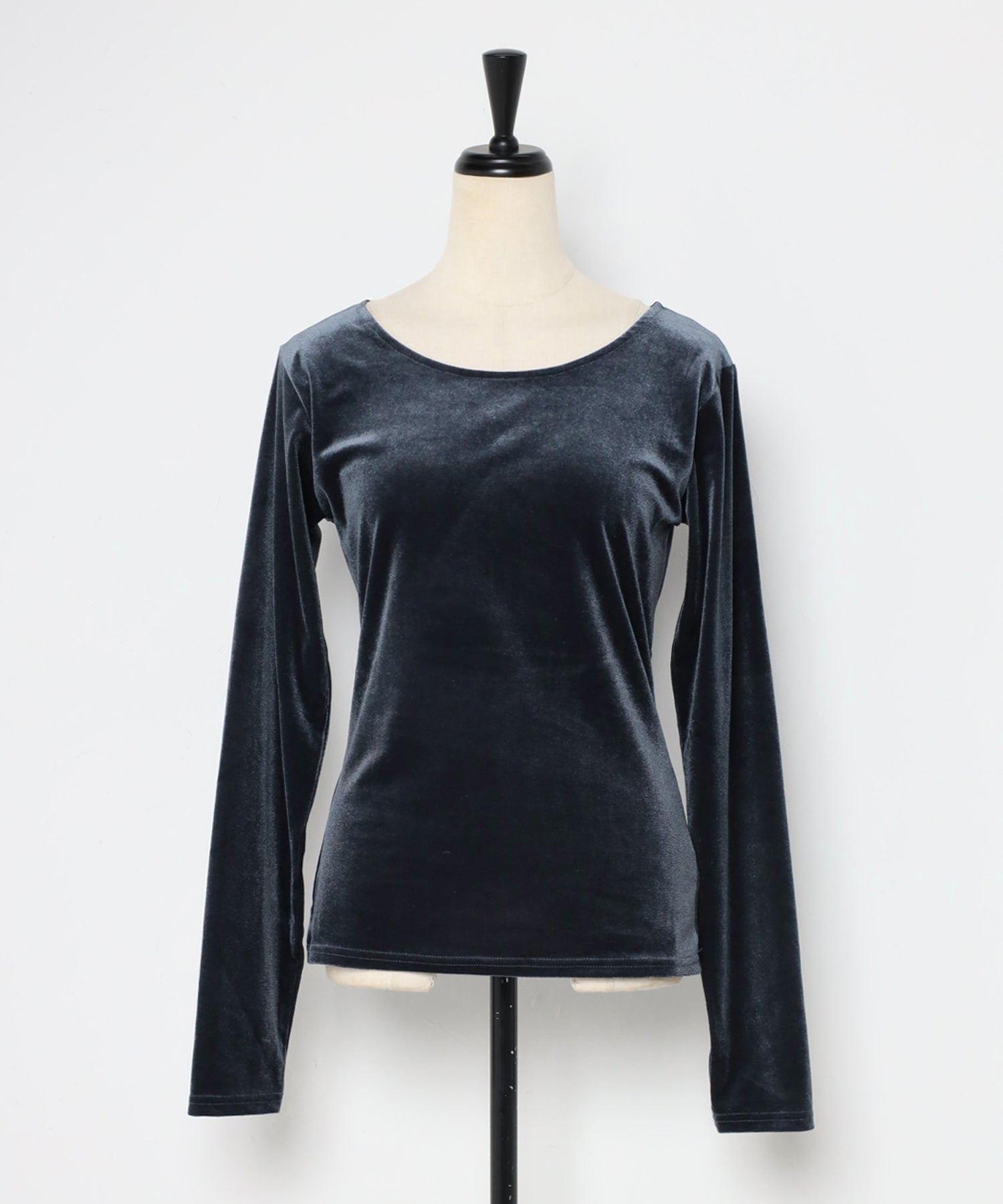 Bonjour Sagan Back Open Velour Pullover