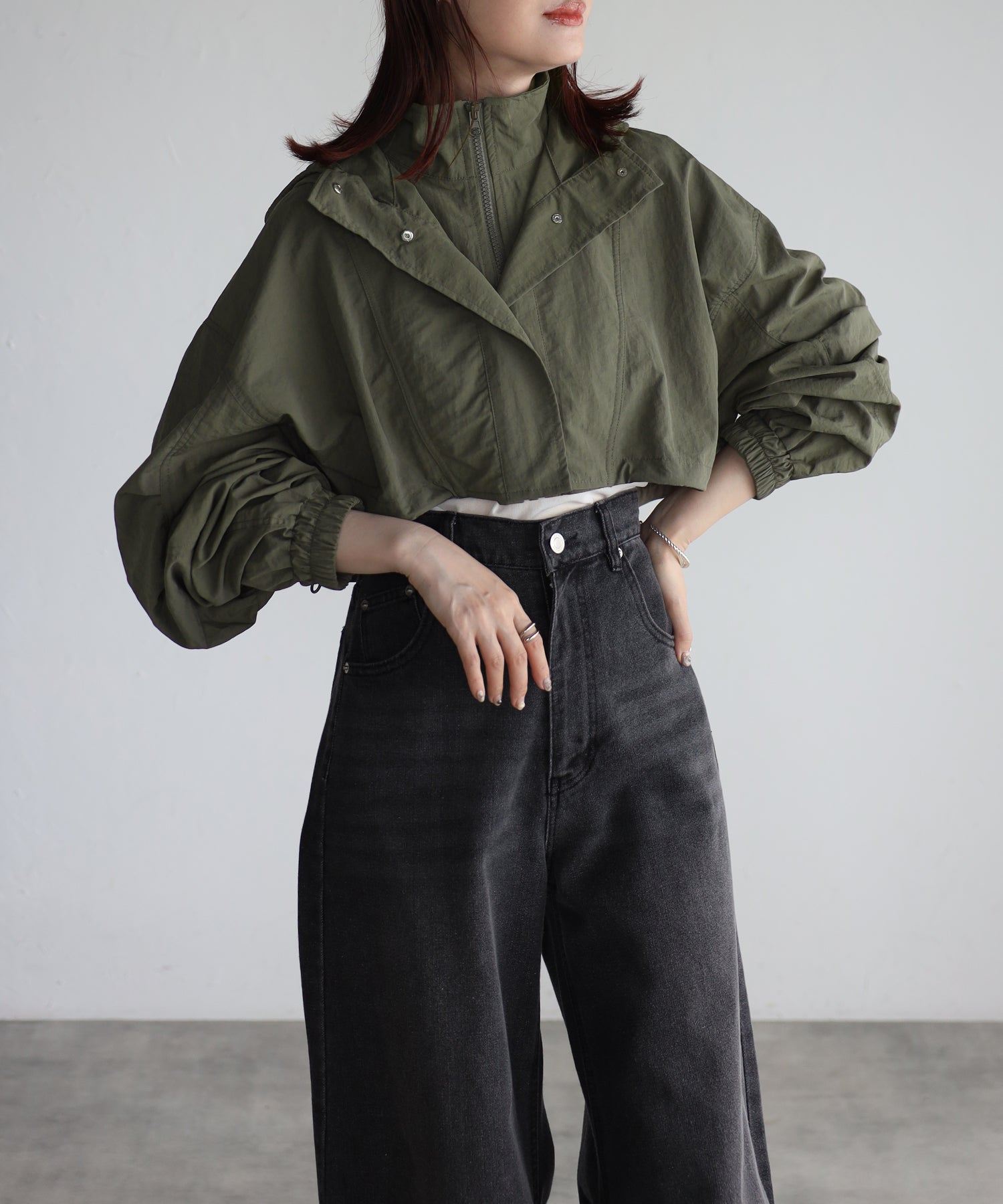 Bonjour Sagan Layered Wash Nylon Mountain Parka