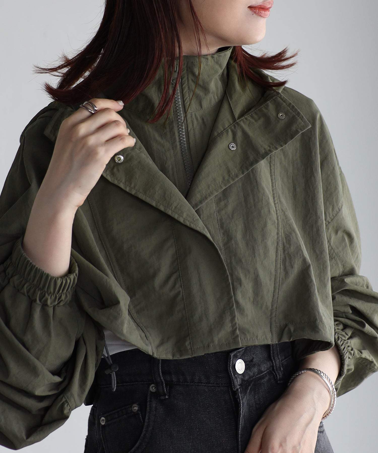 Bonjour Sagan Layered Wash Nylon Mountain Parka