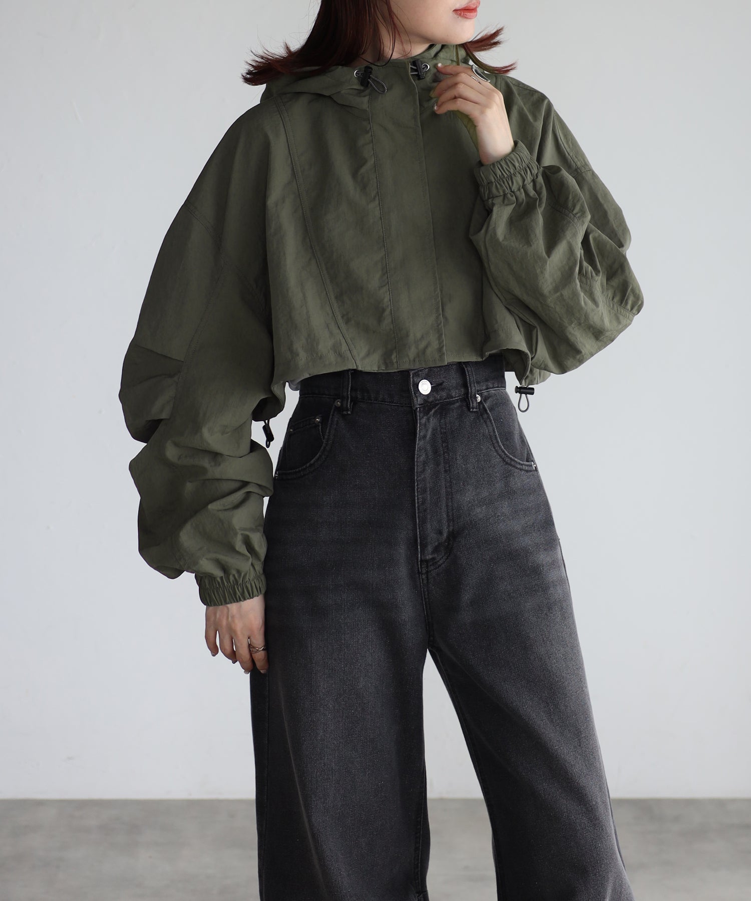 Bonjour Sagan Layered Wash Nylon Mountain Parka