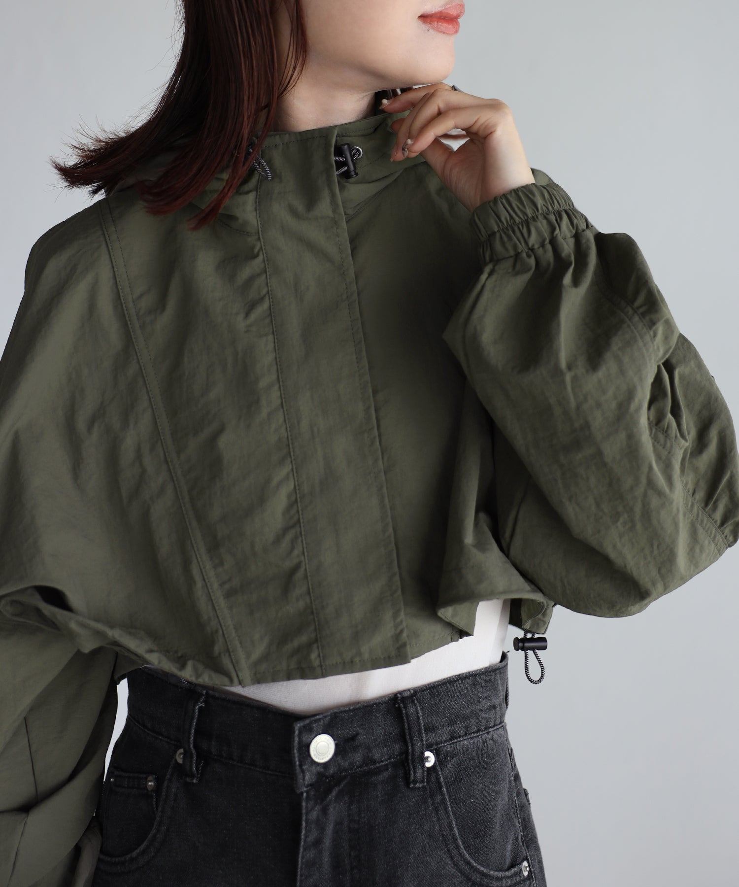 Bonjour Sagan Layered Wash Nylon Mountain Parka