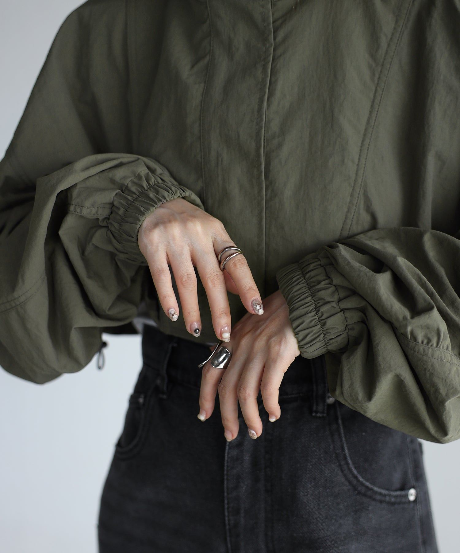 Bonjour Sagan Layered Wash Nylon Mountain Parka