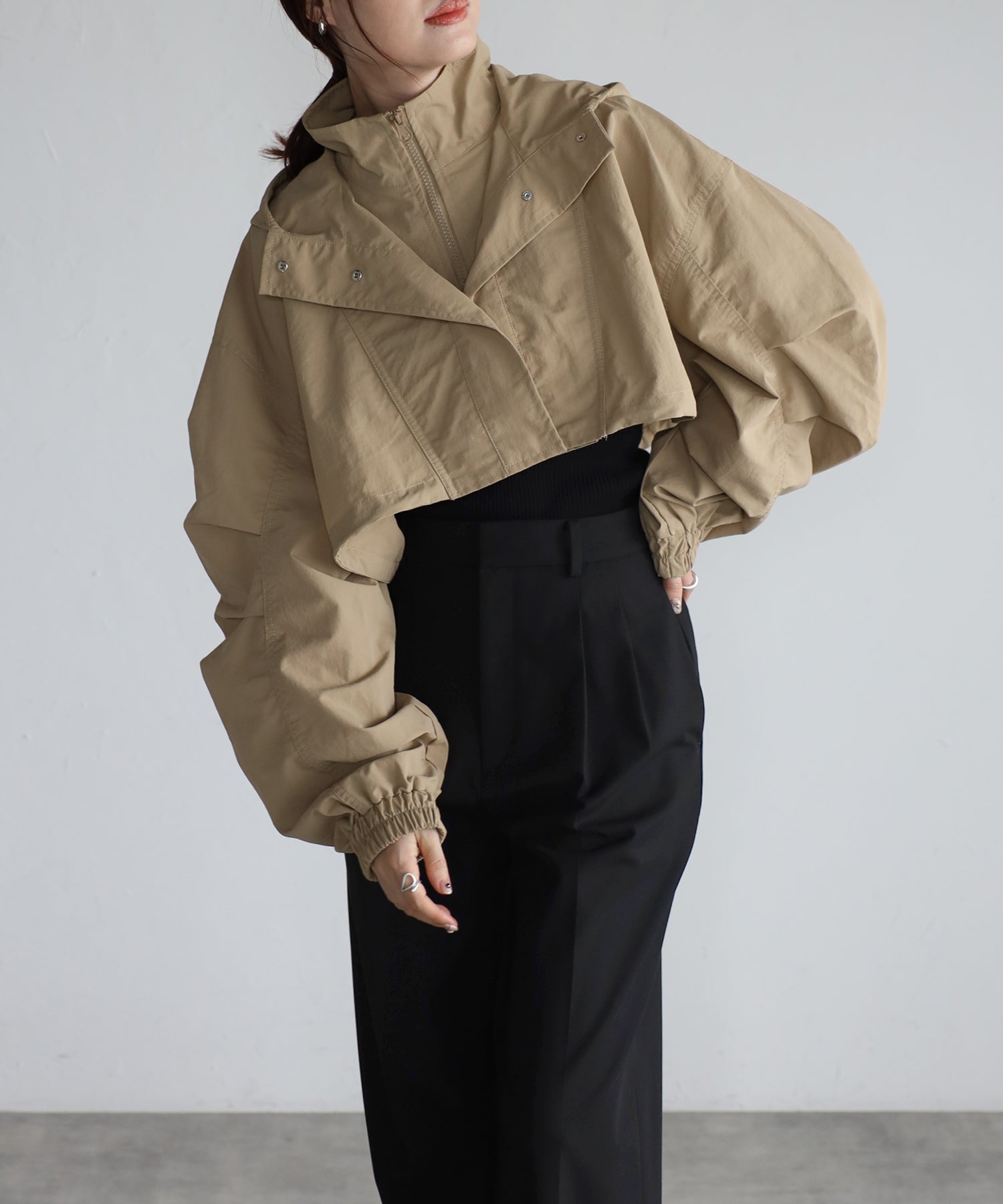 Bonjour Sagan Layered Wash Nylon Mountain Parka