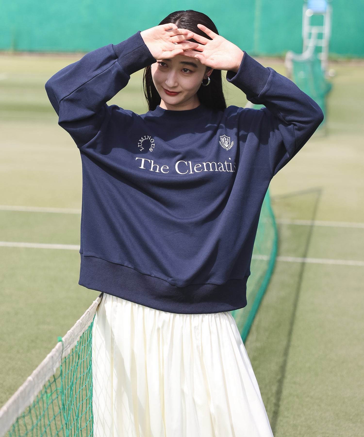 波恩茲爾·薩岡 BONJOUR SAGAN 遊戲標誌刺繡衛衣