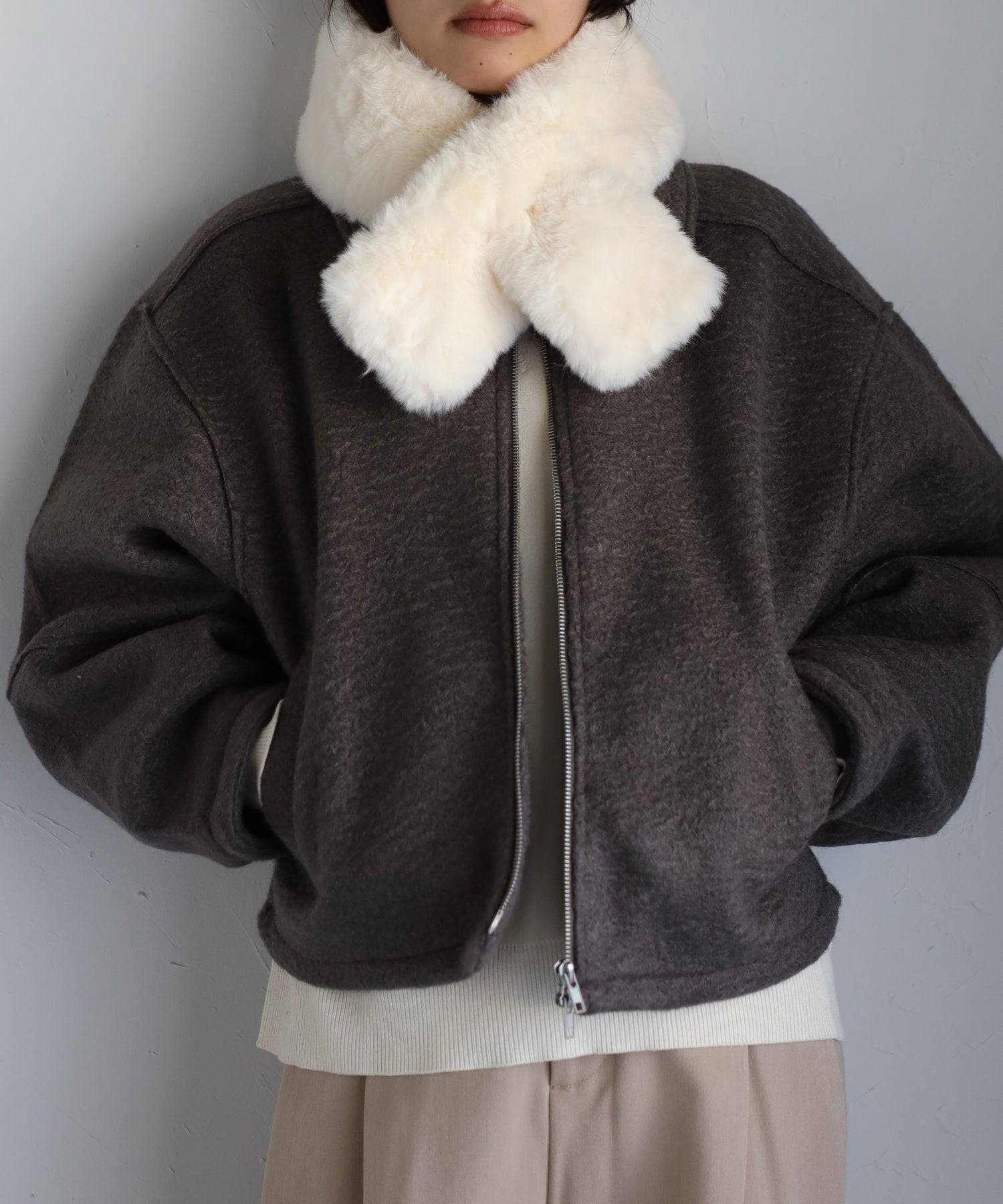 ボンジュールサガン BONJOUR SAGAN フェイクファーティペット