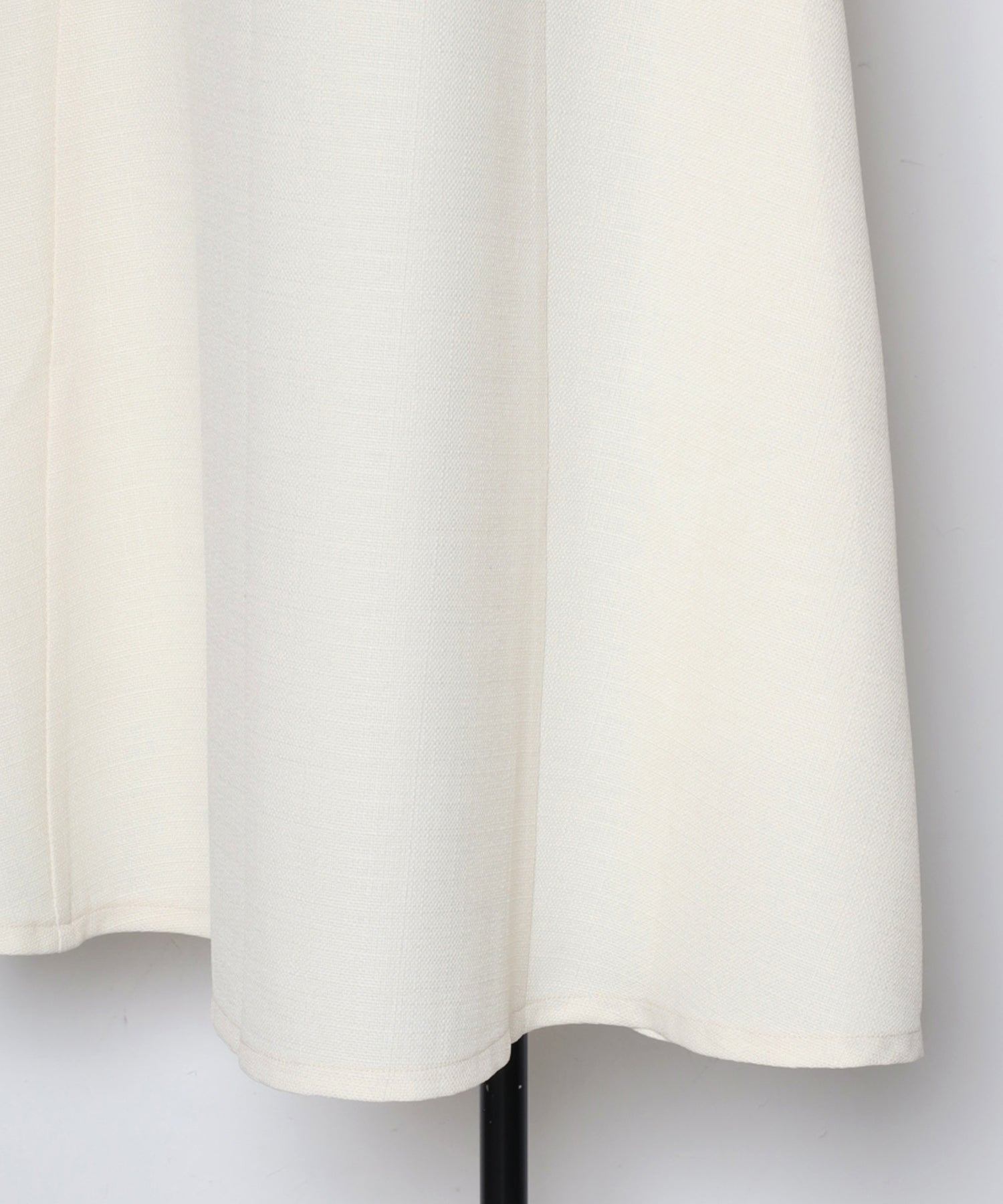 ボンジュールサガン BONJOUR SAGAN ライトツイードフレアロングスカート （IVORY） IVORY