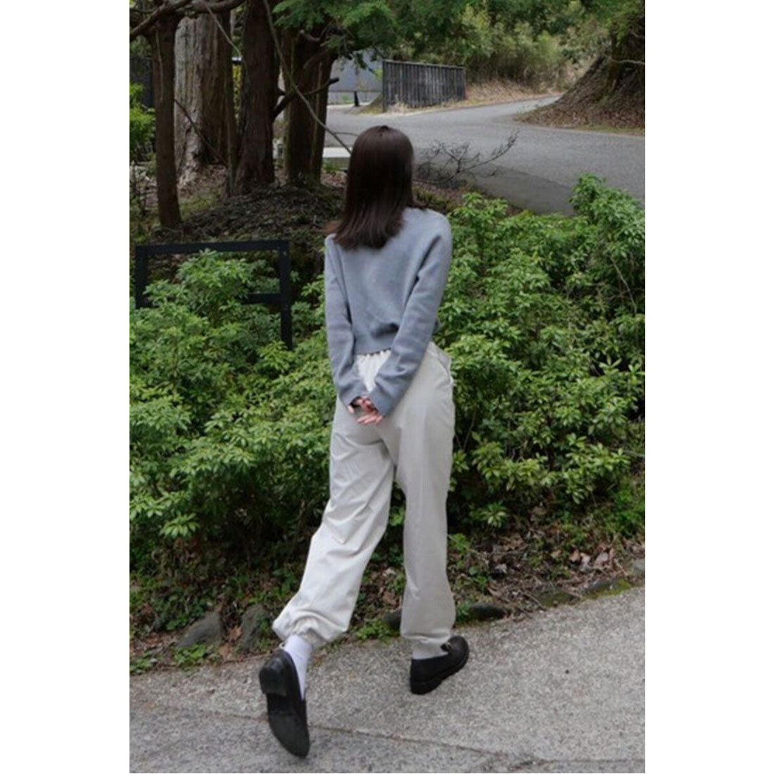 ボンジュールサガン BONJOUR SAGAN classy parachute pants / 綺麗見えパラシュートパンツ （ECRU） ECRU