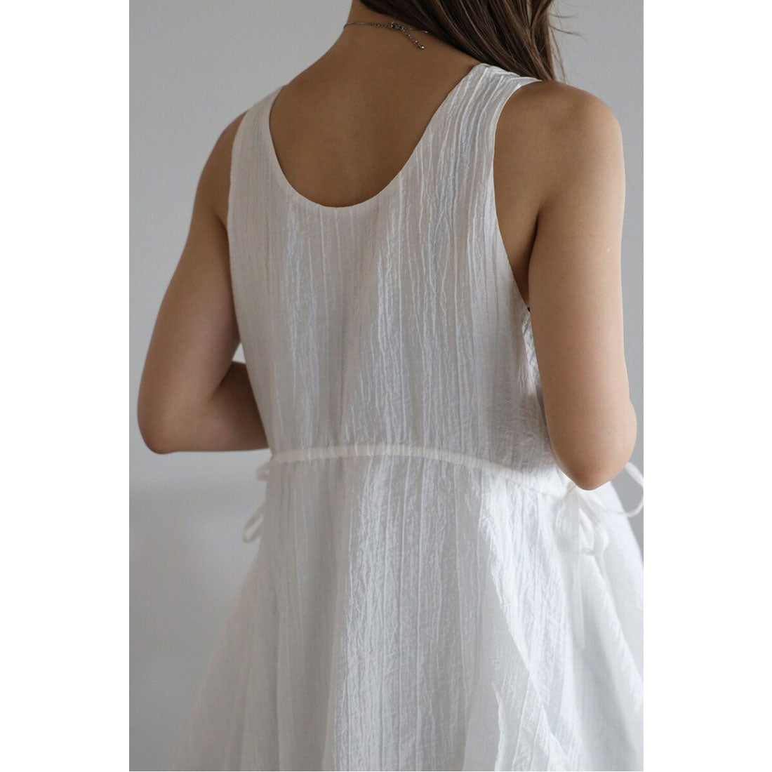 ボンジュールサガン BONJOUR SAGAN ドロストバルーンノースリブラウス （OFF-WHITE） OFF-WHITE