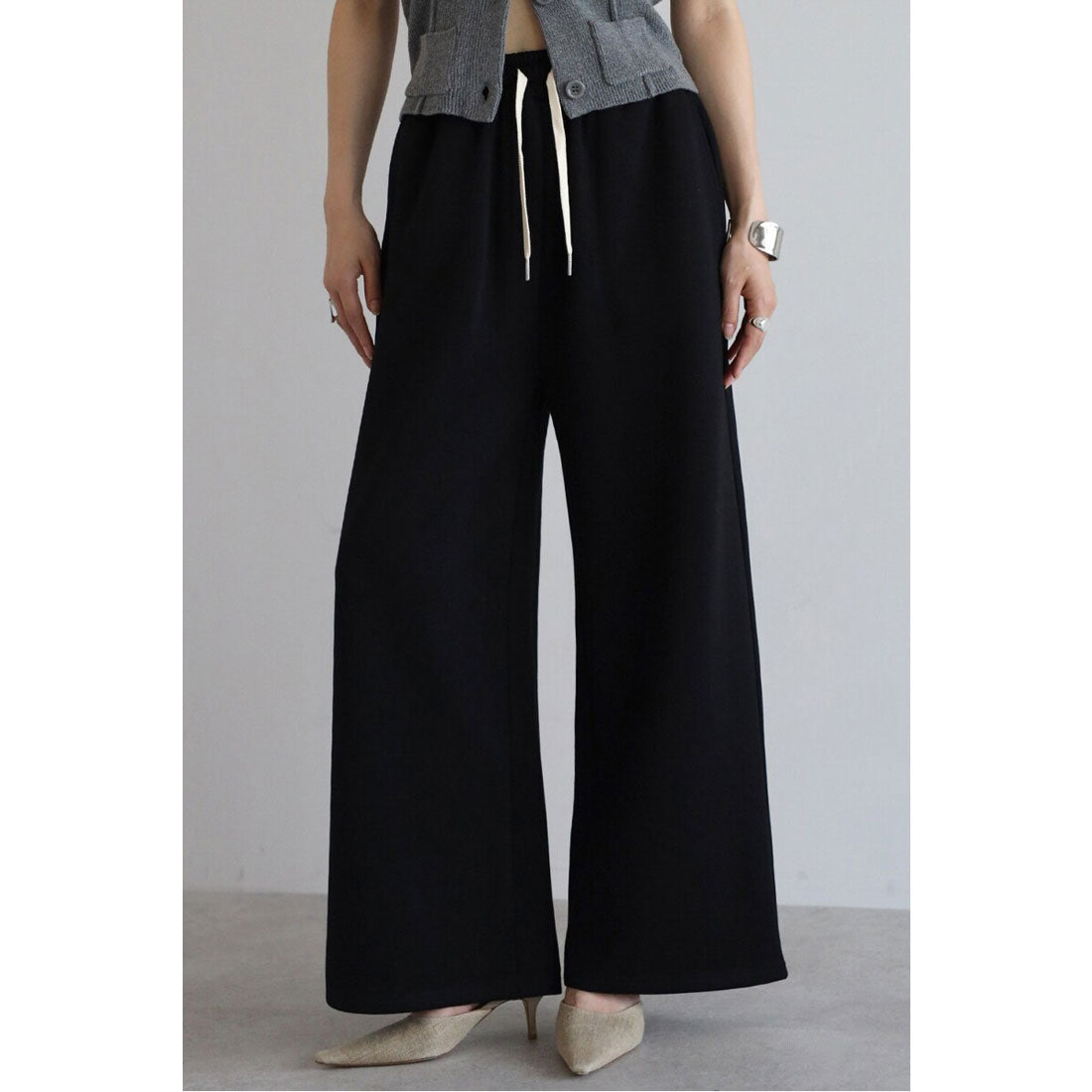 ボンジュールサガン BONJOUR SAGAN marshmallow sweat straight pants / マシュマロスウェットストレートパンツ （OFF-WHITE） OFF-WHITE