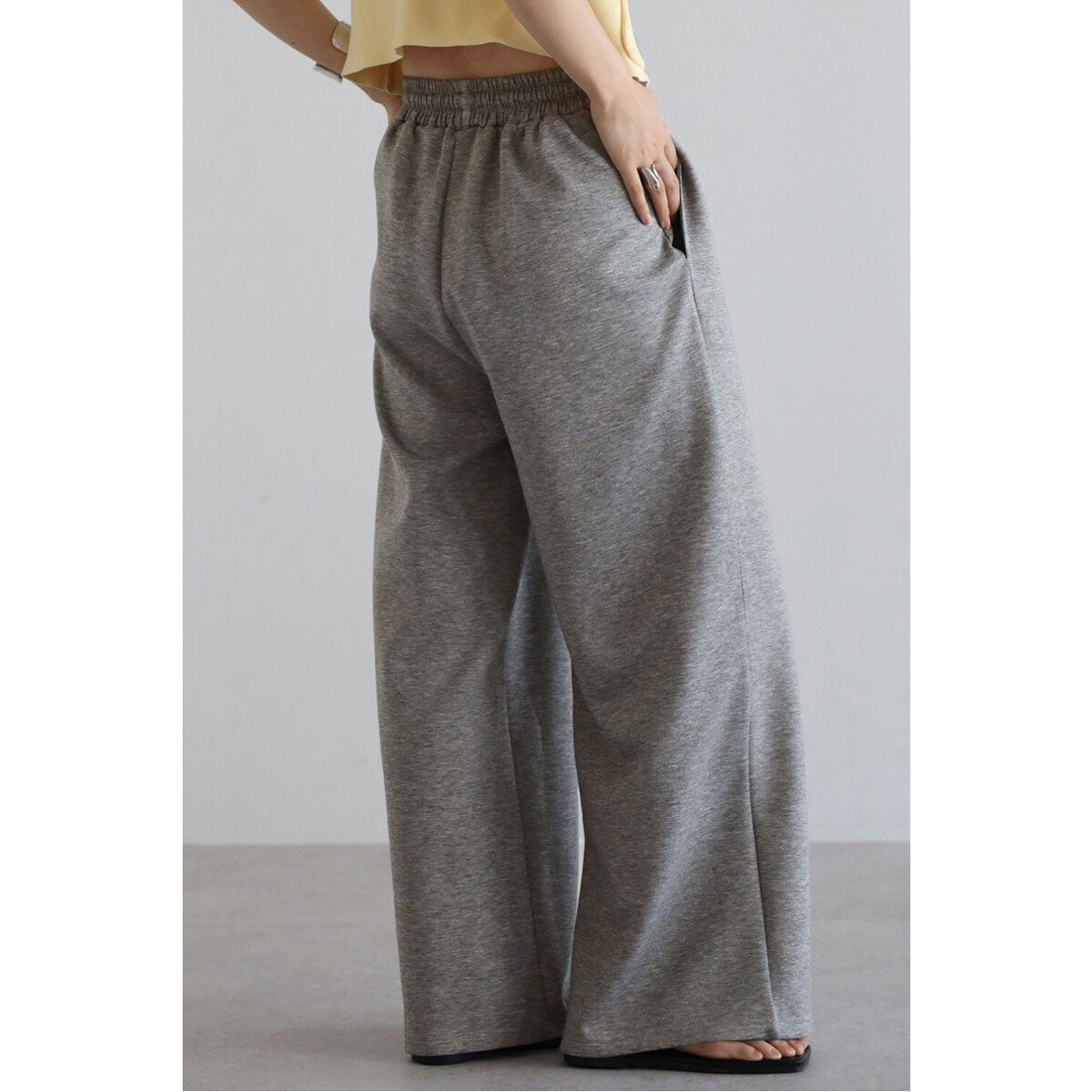 ボンジュールサガン BONJOUR SAGAN marshmallow sweat straight pants / マシュマロスウェットストレートパンツ （OFF-WHITE） OFF-WHITE