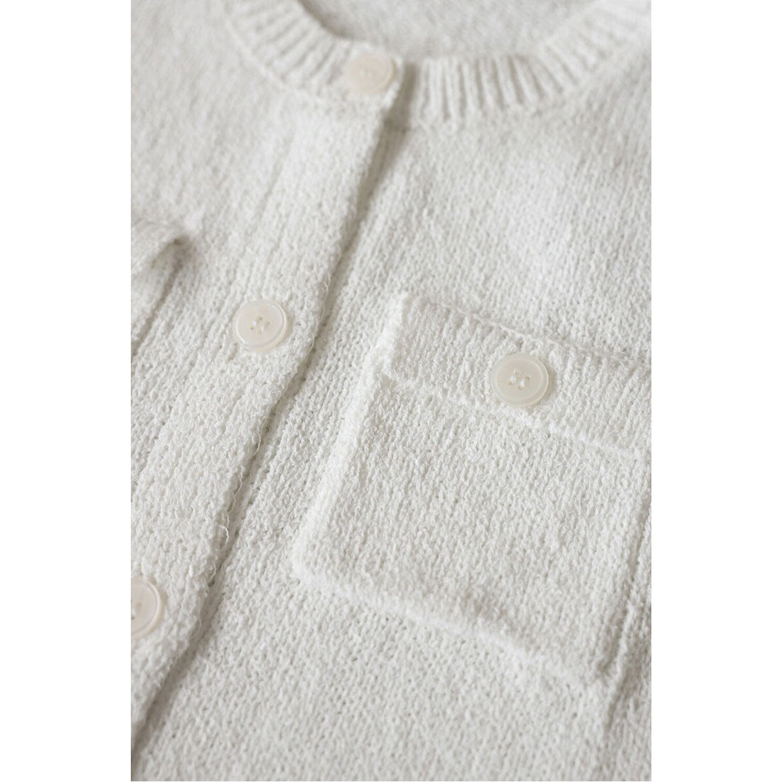 ボンジュールサガン BONJOUR SAGAN ポケットニットベスト （IVORY） IVORY