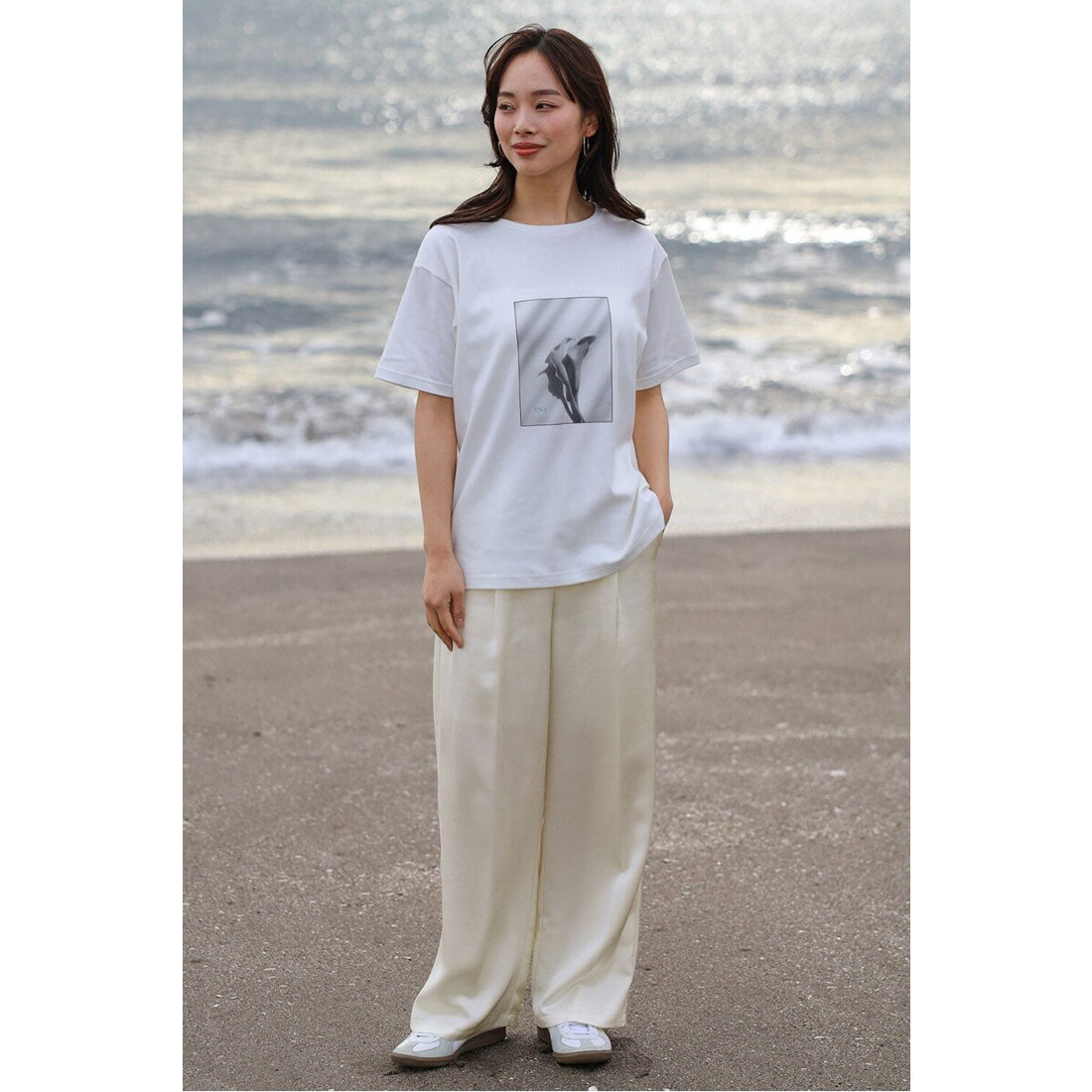 ボンジュールサガン BONJOUR SAGAN glossy satin pants / グロッシーサテンパンツ （MINT） MINT
