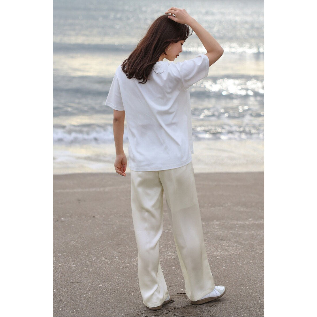 ボンジュールサガン BONJOUR SAGAN glossy satin pants / グロッシーサテンパンツ （MINT） MINT