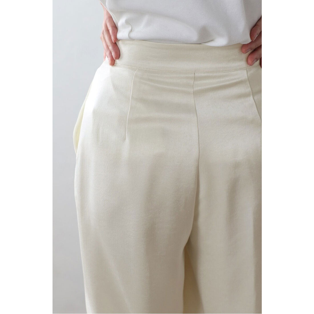 ボンジュールサガン BONJOUR SAGAN glossy satin pants / グロッシーサテンパンツ （MINT） MINT