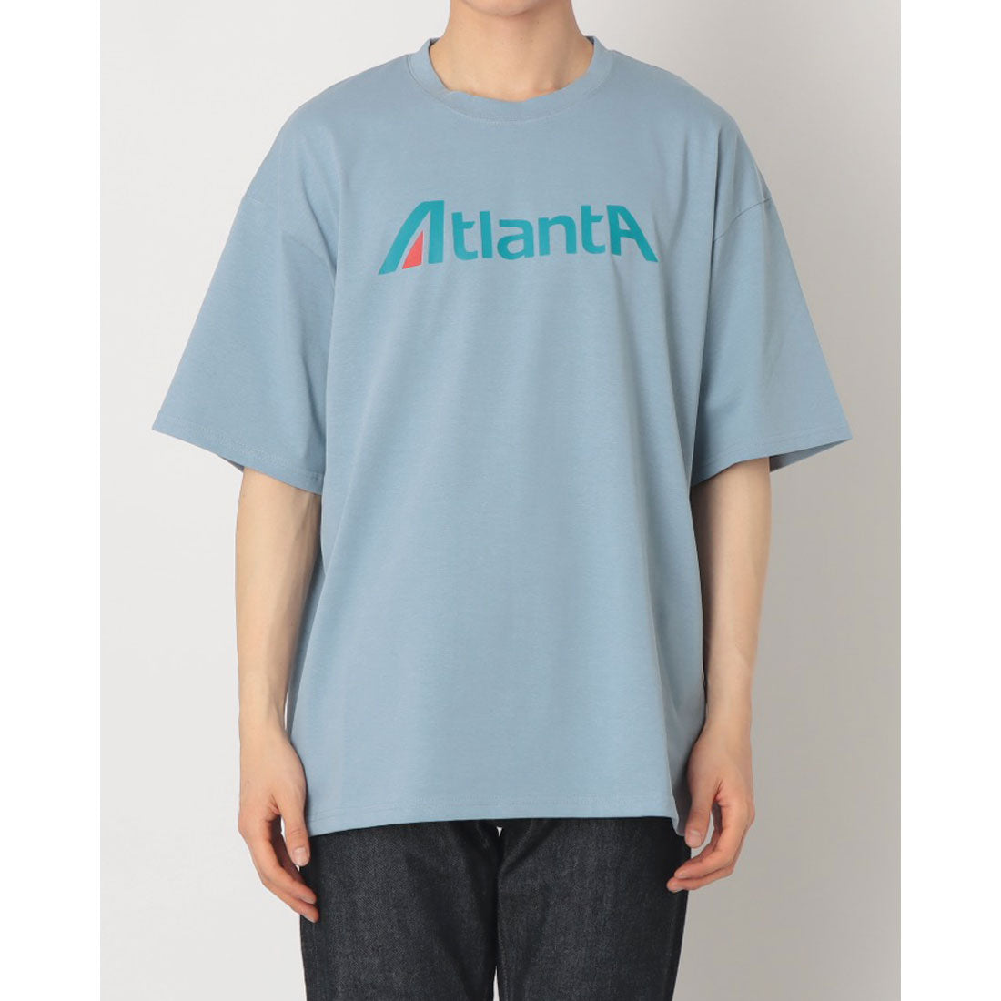 クレアーレ リノ CREARE -LINO- アトランタロゴプリントルーズTシャツ （ブルー） ブルー