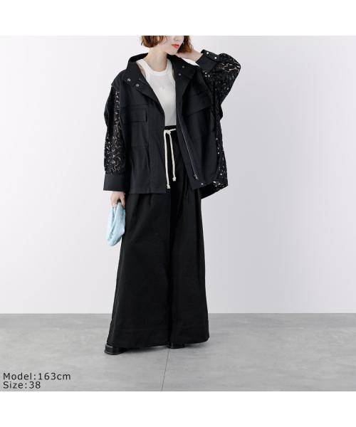ブラン BLANC BLANC シャツジャケット PB51504 ツイル レース （19/black-ブラック） 19/black-ブラック