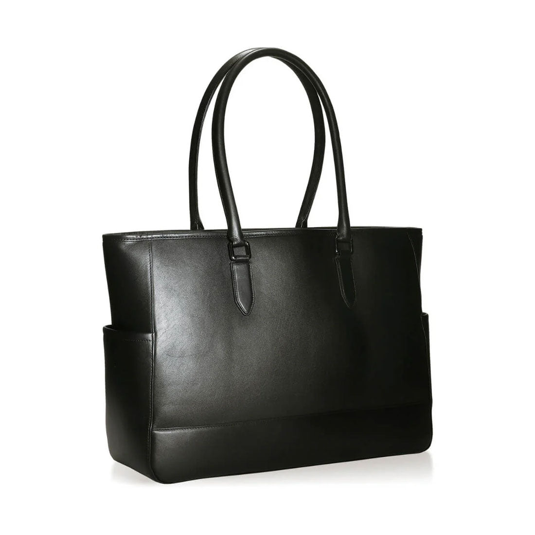 ブルーシンシア BLUE SINCERE トートバッグ メンズ  バイカラー大容量 本革 自立 撥水 9ポケット付き A4 PC14インチ対応 （ロイヤルブラック） ロイヤルブラック