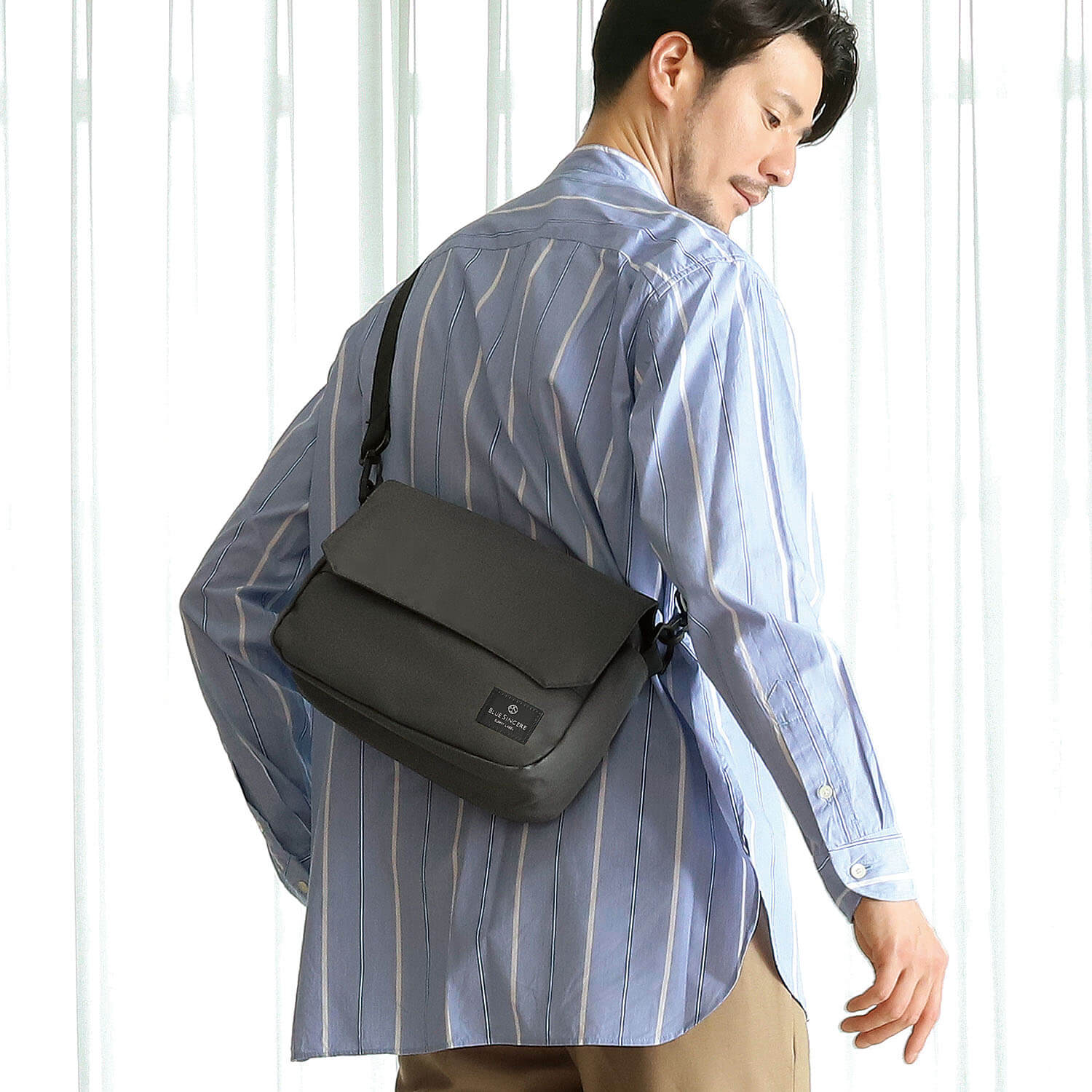 ブルーシンシア BLUE SINCERE 軽量撥水 ショルダーバッグ / Smart - スマート -（ベージュ） ベージュ