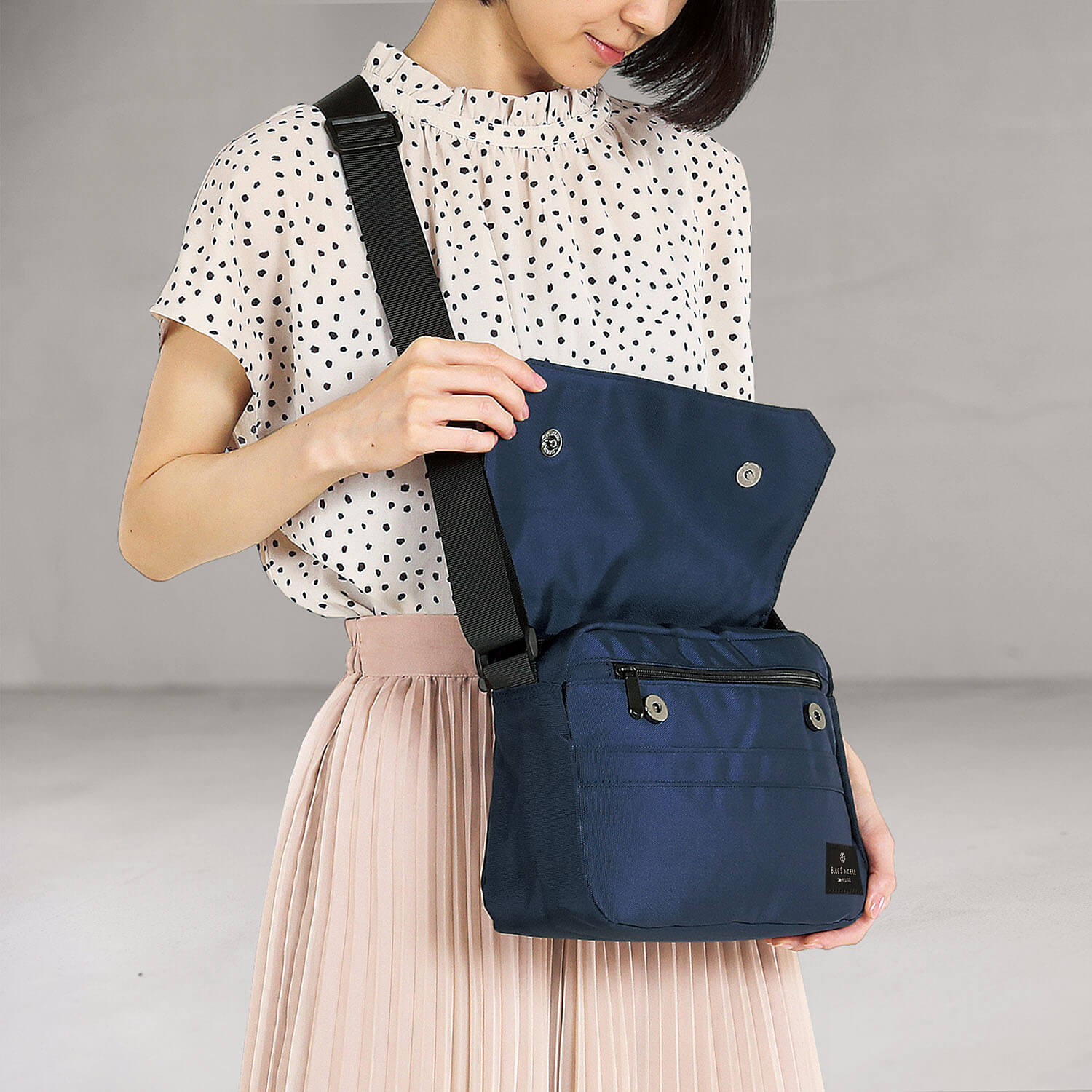ブルーシンシア BLUE SINCERE 軽量撥水 ショルダーバッグ / Smart - スマート -（ベージュ） ベージュ
