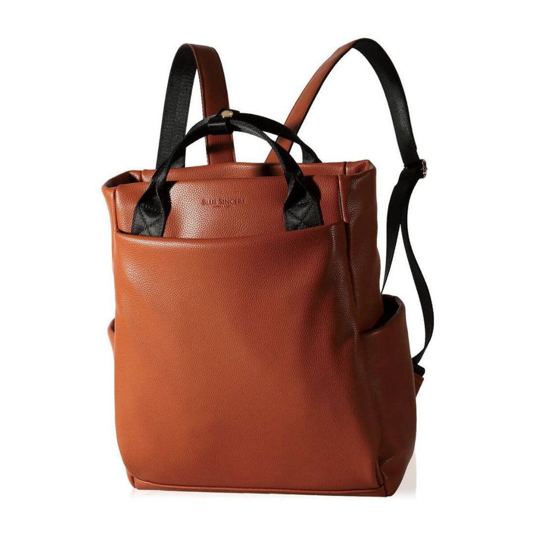 ブルーシンシア BLUE SINCERE レザー リュック A4 大容量 トート型 大人 レディース （レトロキャメル） レトロキャメル