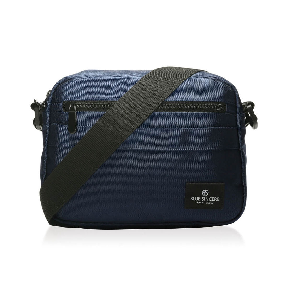 ブルーシンシア BLUE SINCERE ショルダーバッグ メンズ 撥水 軽量 7ポケット フラップレス 斜めがけ RFID スキミング防止 （ネイビー） ネイビー